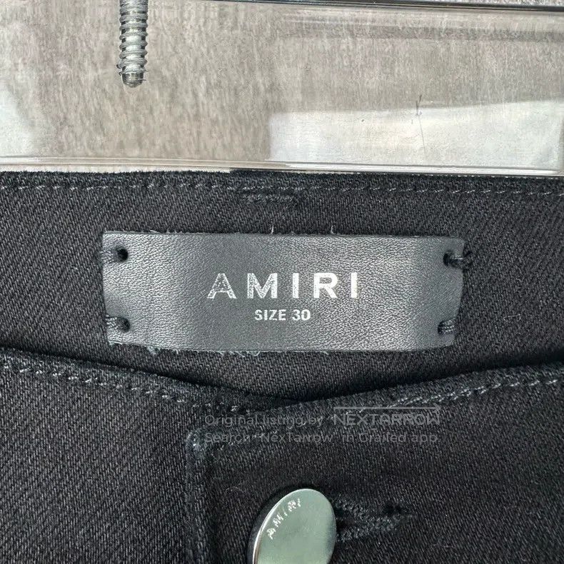 Amiri Amiri Size 30 Black trousers Size US 30 / EU 46 - 6 Thumbnail