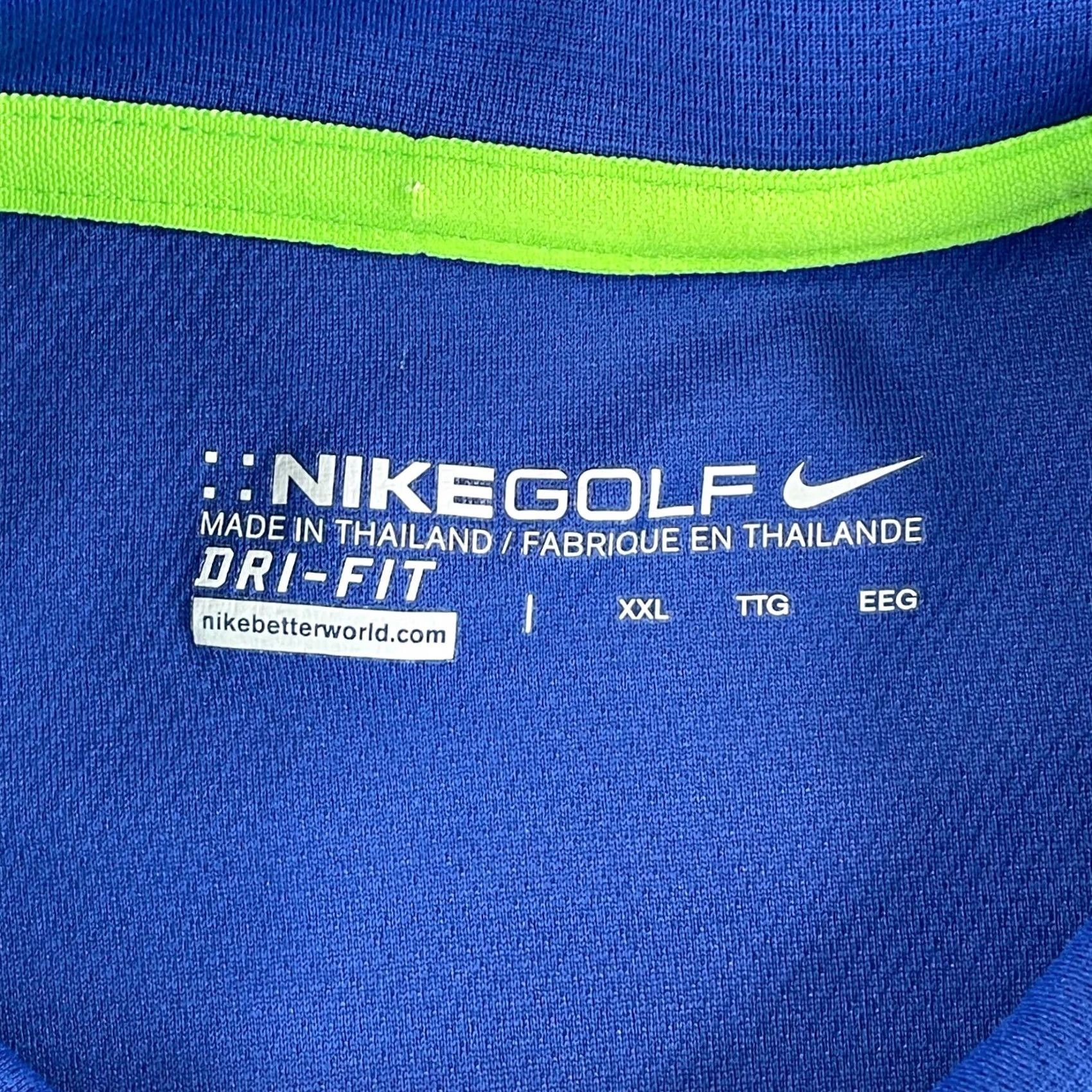 Nike Nike Golf Dri-FIT Graphic Polo Shirts Men 2XL Blue Short Sleeve Polo Shirts Mens Nike Golf Dri-FIT Polo 2XL Blue Size US XXL / EU 58 / 5 - 2 Thumbnail