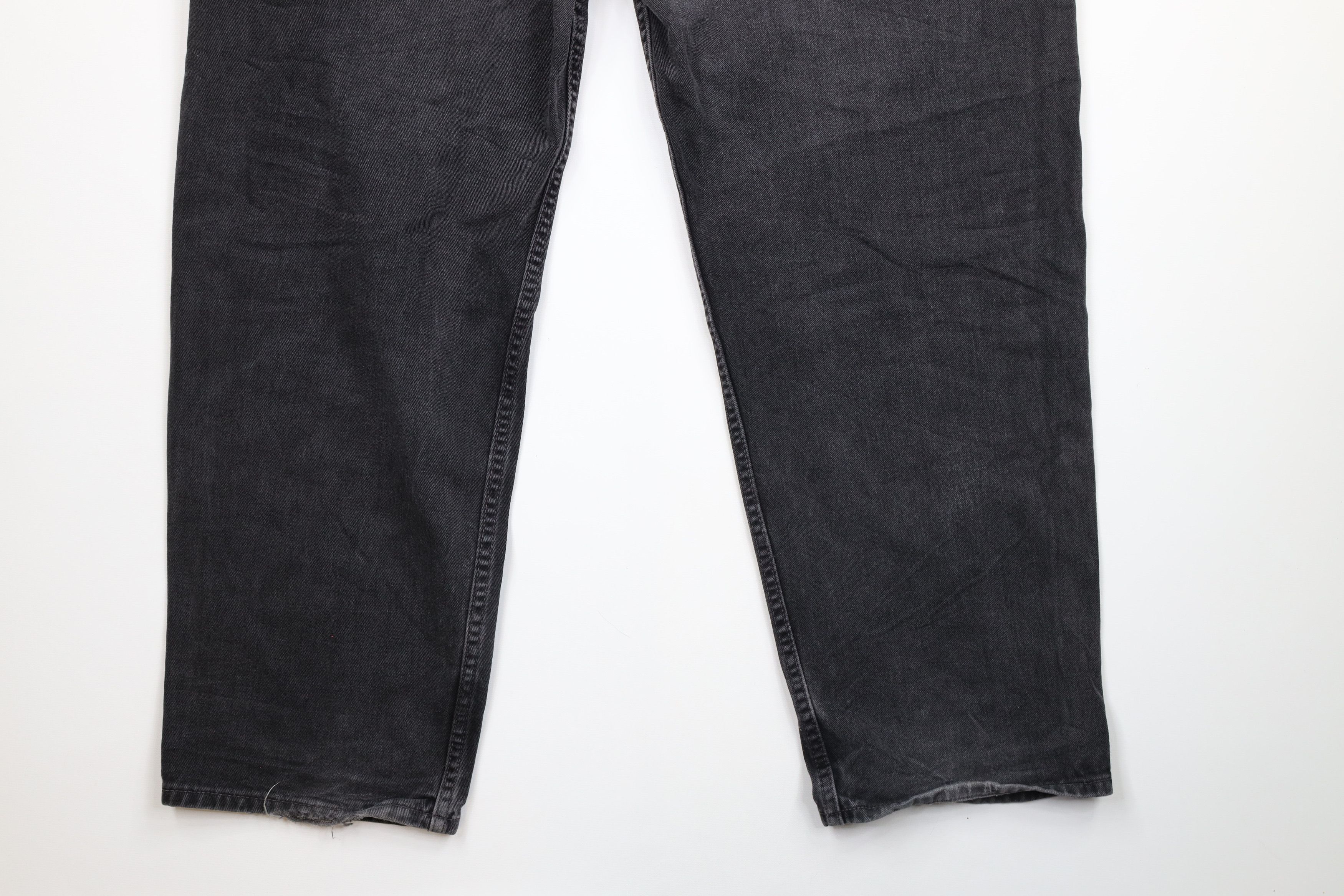 Levi's × Vintage Vintage Y2K 2000 Levis 550 Relaxed Fit Denim Jeans Black USA Size US 44 / EU 60 - 15 Thumbnail