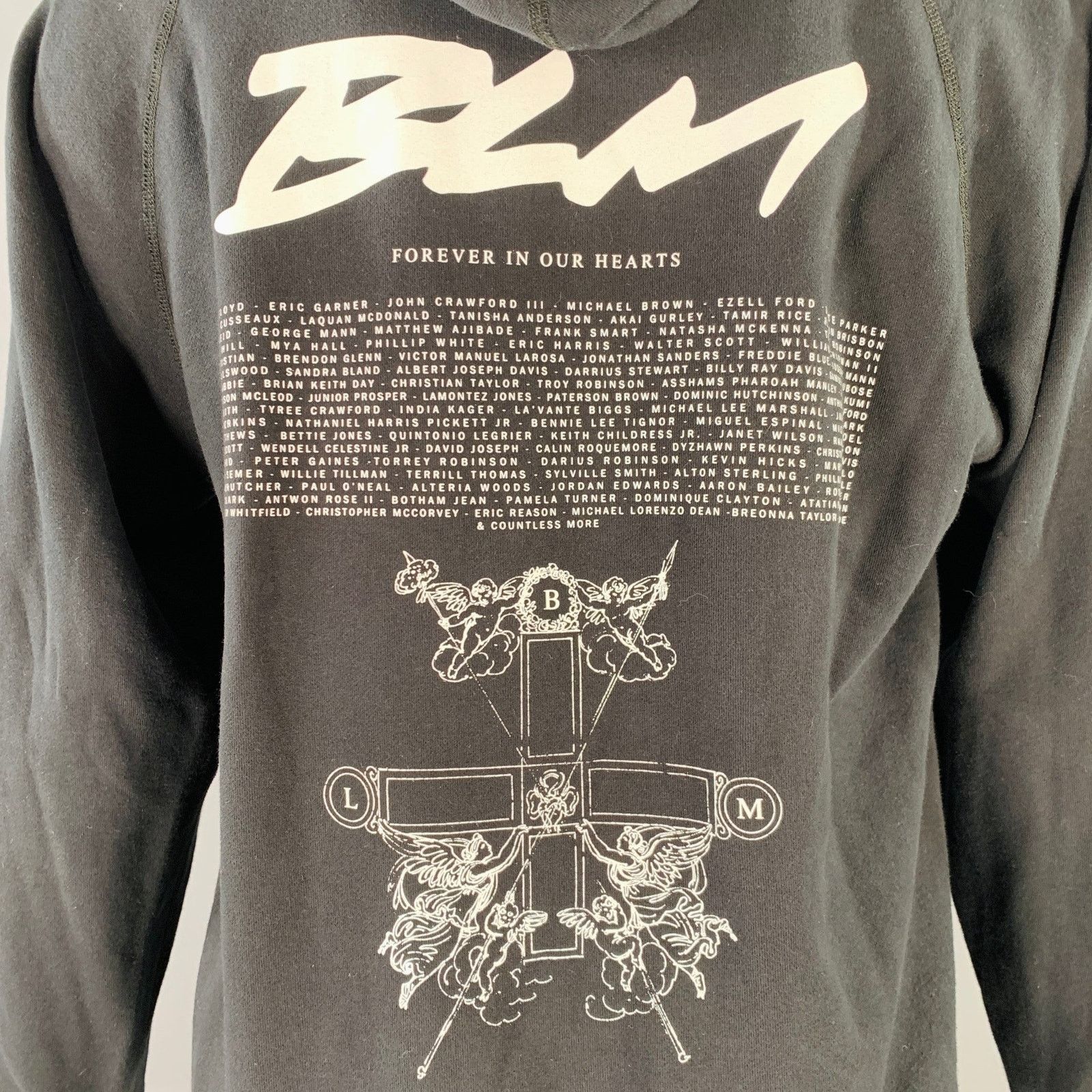 Reigning Champ REIGNING CHAMP M Black White Logo Cotton Hooded Sweatshirt Size US M / EU 48-50 / 2 - 4 Thumbnail
