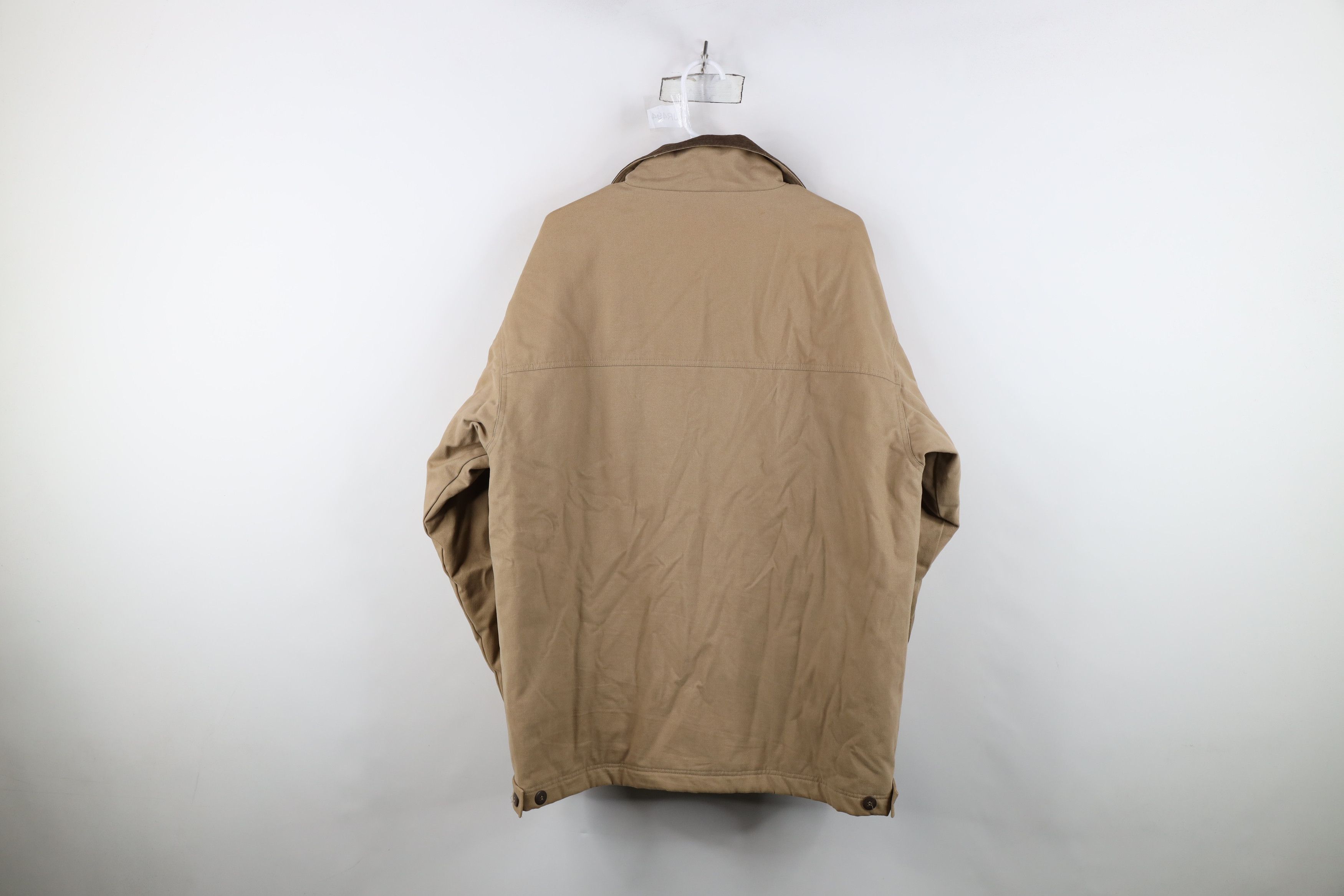 Vintage Vintage 90s Y2K Streetwear Suede Leather Collar Chore Jacket Size US L / EU 52-54 / 3 - 13 Thumbnail