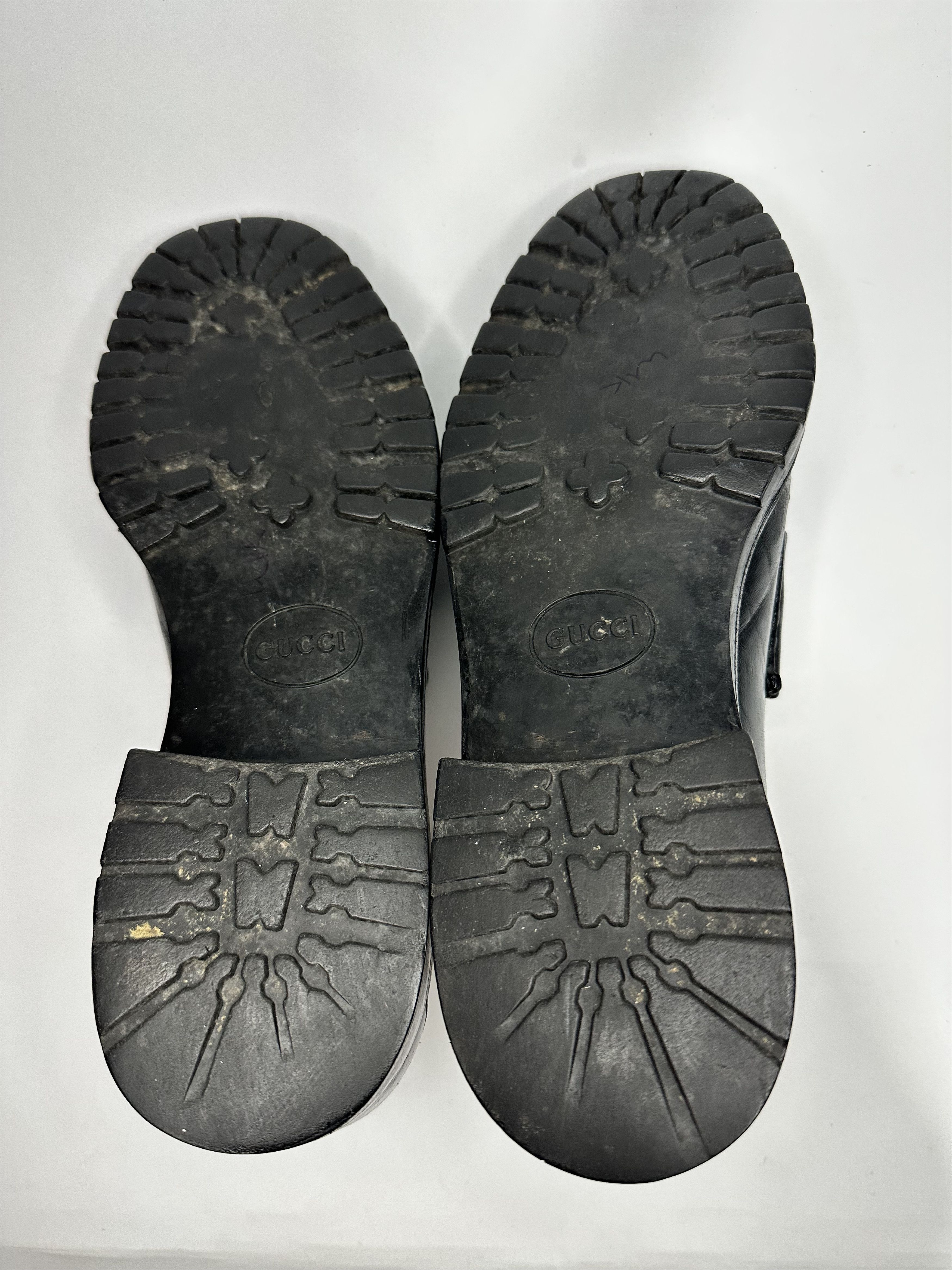 Gucci Gucci Black Leather Horsebit Loafers Size US 10.5 / EU 43-44 - 6 Thumbnail