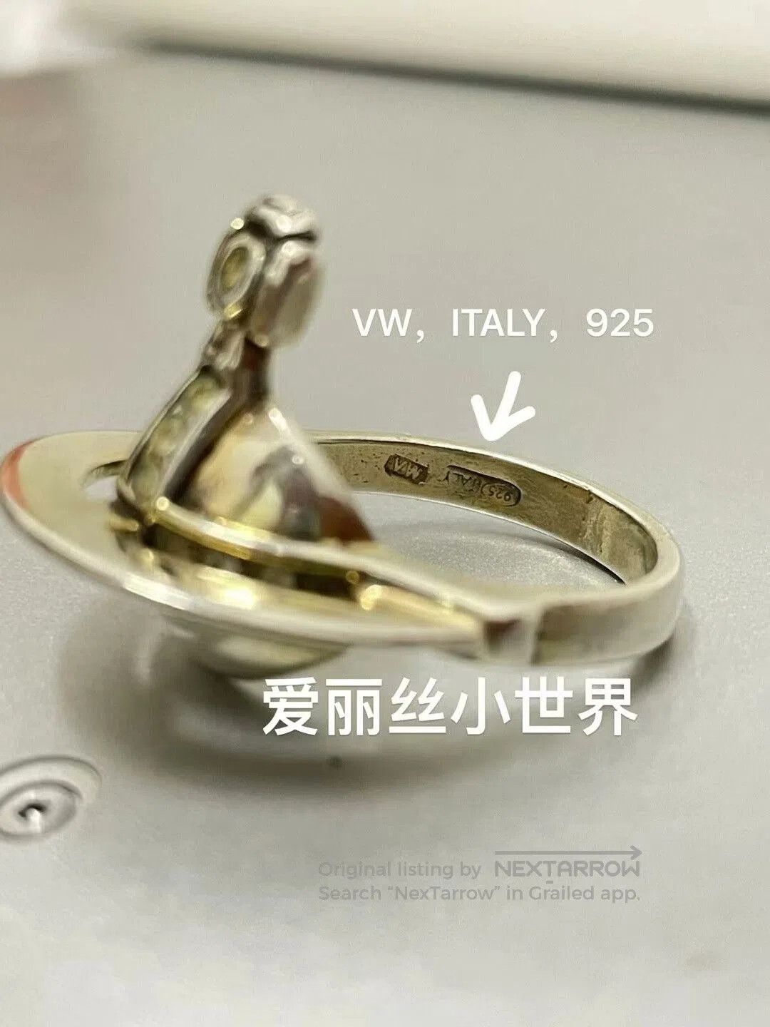 Vivienne Westwood Vivienne Westwood Saturn Ring Size L. Size ONE SIZE - 6 Thumbnail