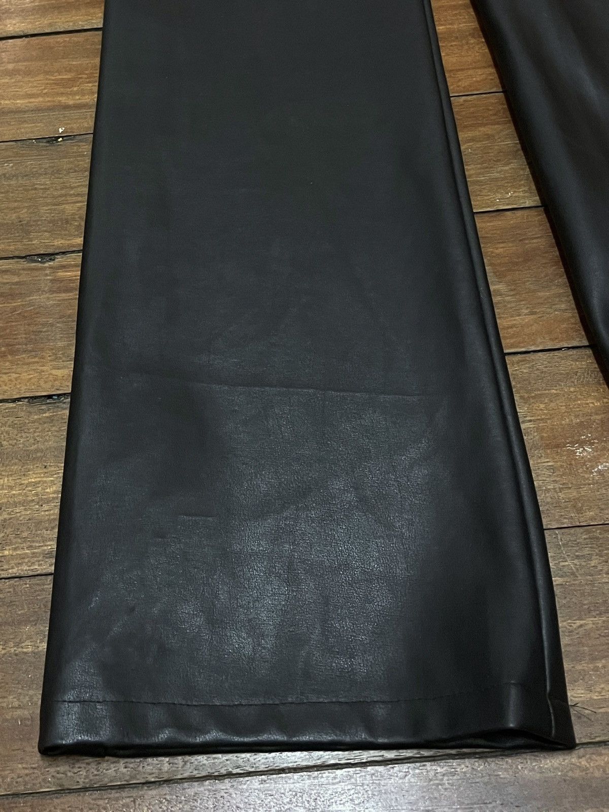 14th Addiction × Michel Klein × Vintage Rare Design Vintage Brand Michel Klein Leather Pants 2000s Size US 27 - 7 Thumbnail