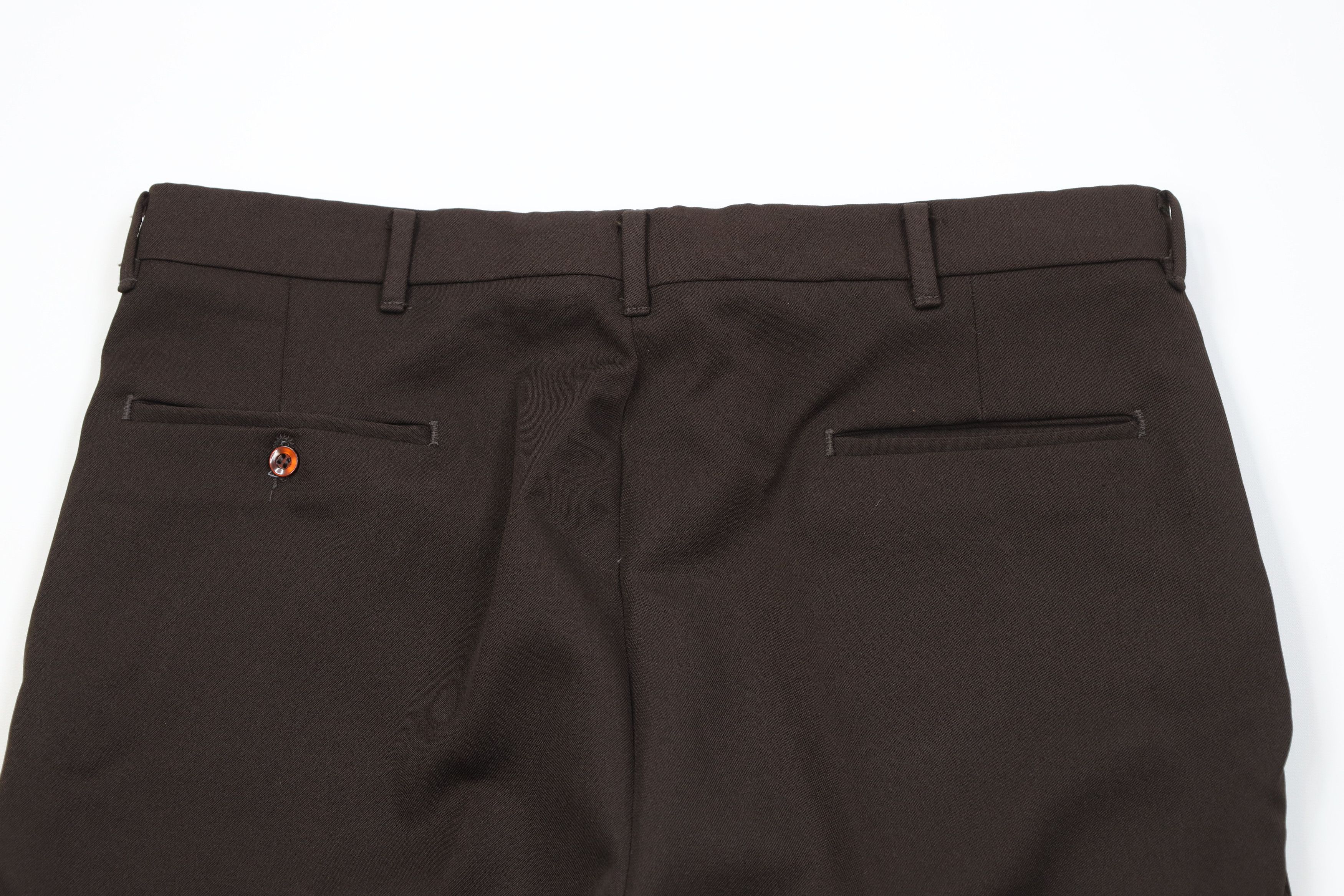Vintage Vintage 70s Streetwear Flared Wide Leg Chino Pants Brown USA Size US 36 / EU 52 - 11 Thumbnail