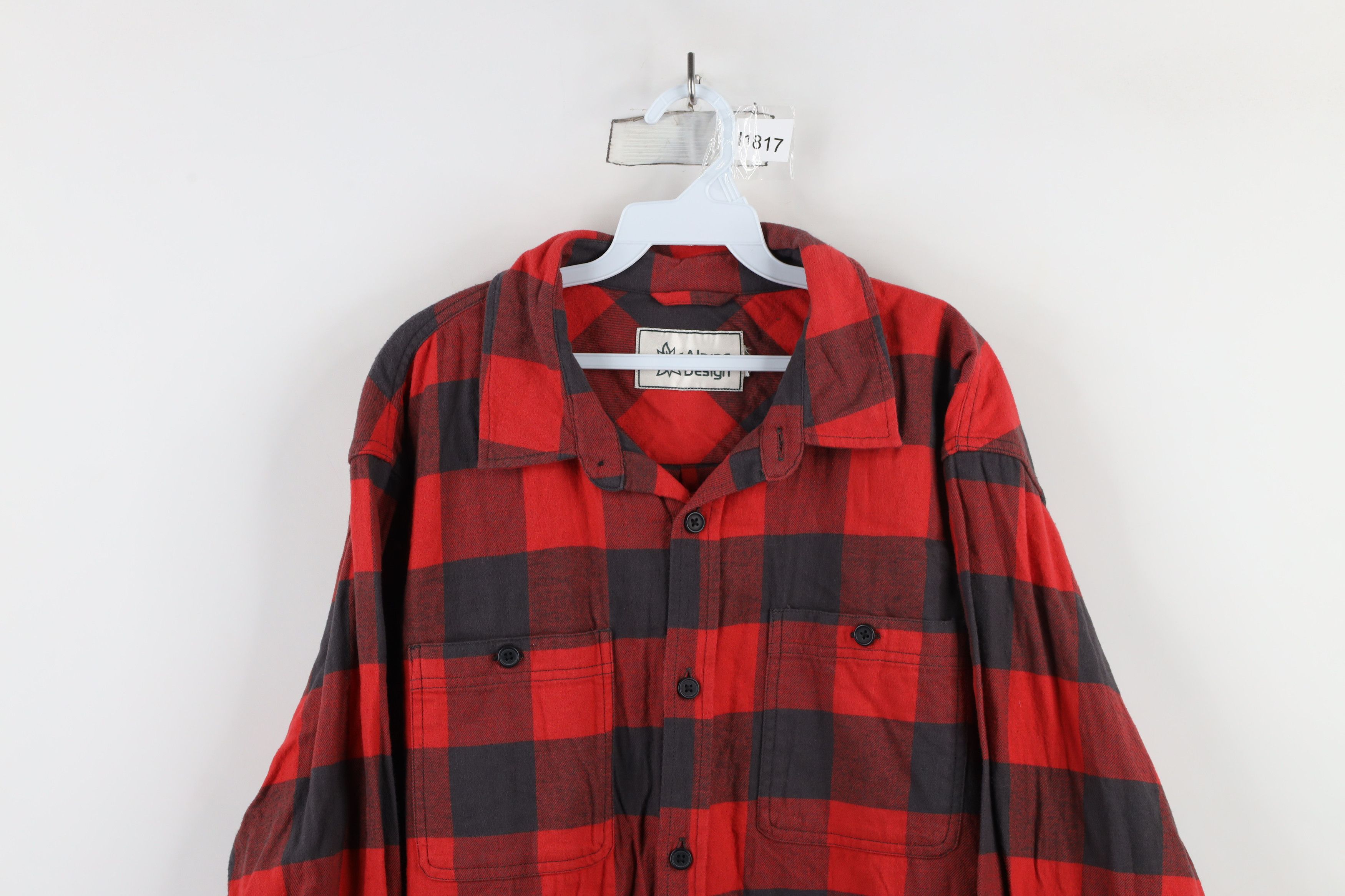 Vintage Vintage Y2K Streetwear Oversized Flannel Button Shirt Plaid Size US XXL / EU 58 / 5 - 2 Thumbnail