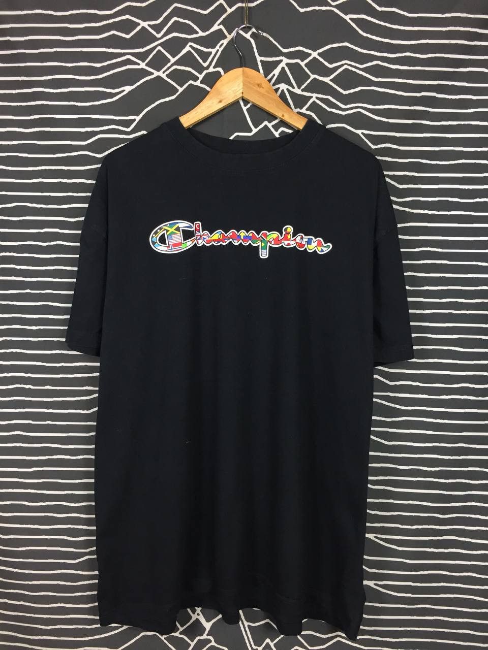 Champion × Vintage Champion Athleticwear Flag Of The World Script Tee Size US XXL / EU 58 / 5 - 2 Thumbnail