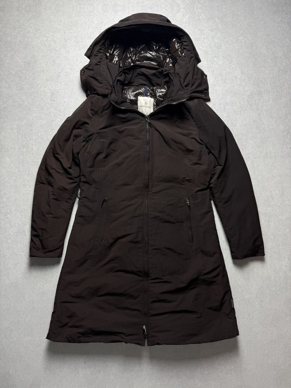 Moncler Moncler long jacket winter jacket Size L / US 10 / IT 46 - 1 Thumbnail