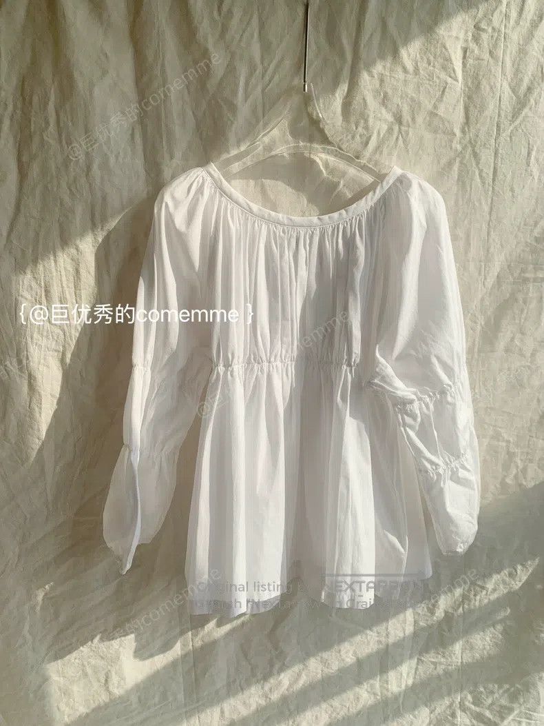 Comme des Garcons Comme Des Garcons Round neck pleated loop sleeve cute retr Size S / US 4 / IT 40 - 5 Thumbnail