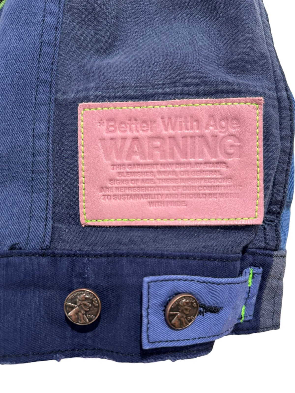 Better With Age Better With Age Camion Reconstructed French Work Jacket Blue Size US M / EU 48-50 / 2 - 8 Thumbnail