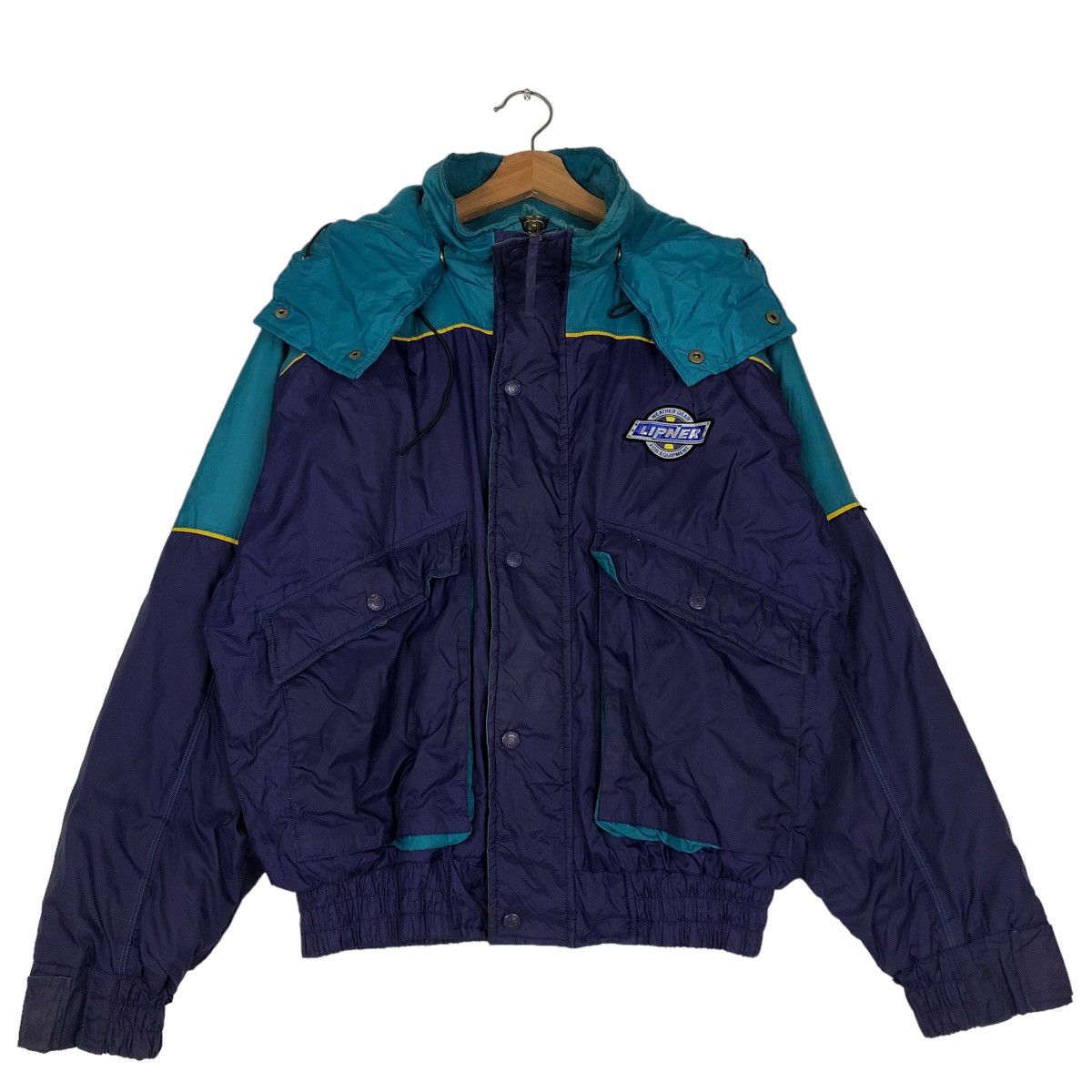 Japanese Brand 🔥Vtg Bomber Jacket Bondage Lipner Racing Big Logo Size US L / EU 52-54 / 3 - 10 Thumbnail