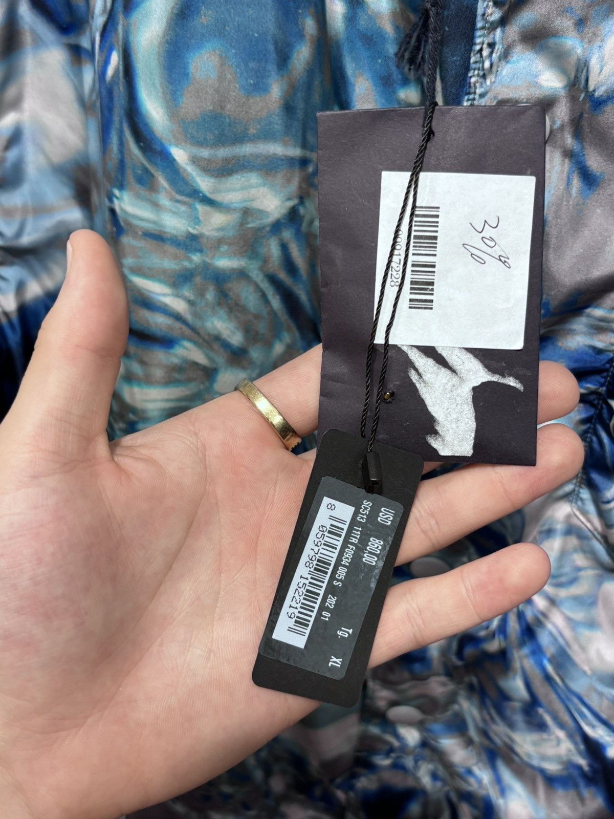 Prada PRADA NYLON PIUMA AQUA TEE Size US XL / EU 56 / 4 - 5 Thumbnail