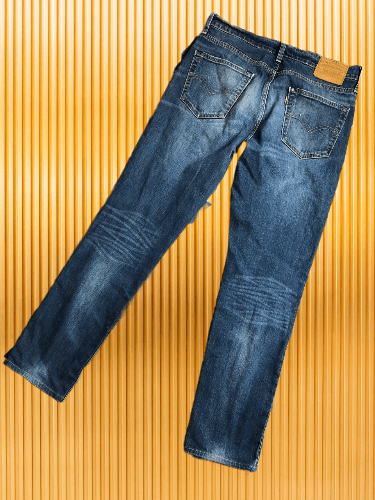 Levi's × Vintage Vintage Levis 511 Button Jean Baggy Distressed Faded Denim Size US 33 - 1 Thumbnail