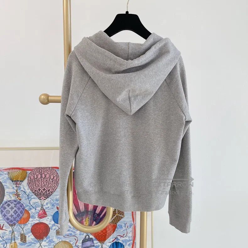 Balenciaga Balenciaga Gray Hooded Sweatshirt Size US XL / EU 56 / 4 - 2 Thumbnail