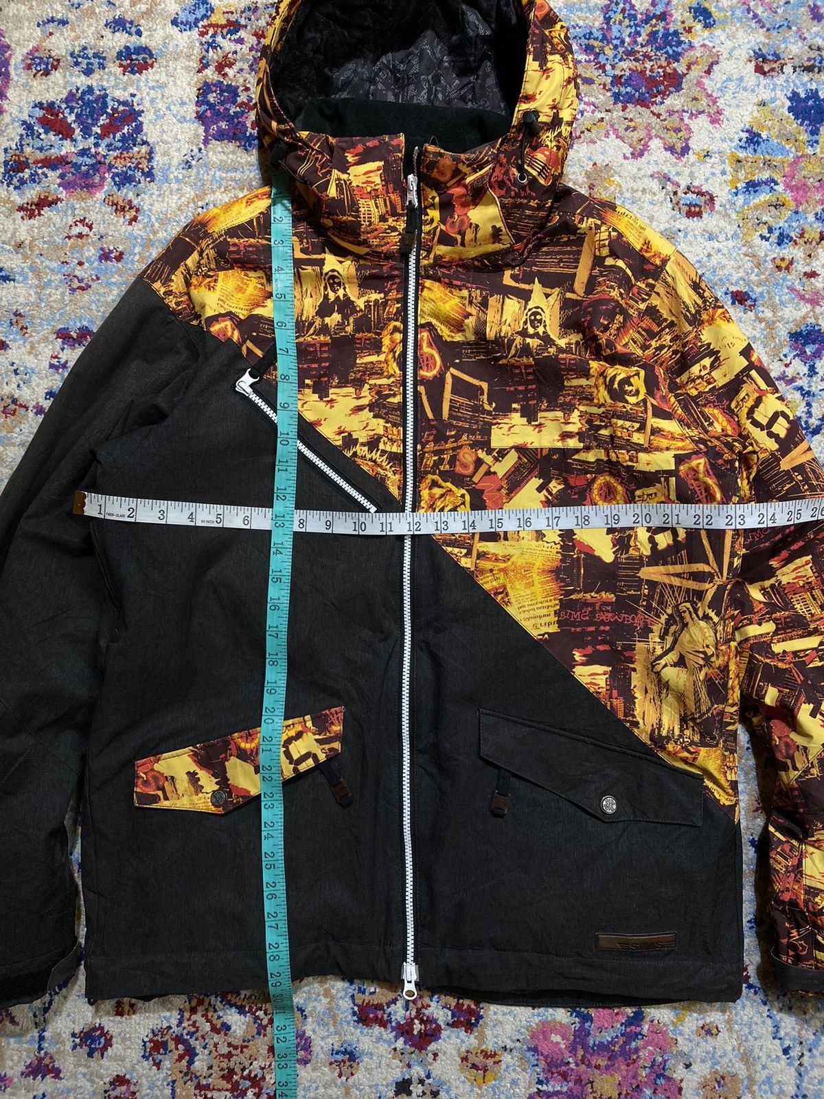 Other × Simms VTG SIMS SNOWBOARD LIBERTY STATUE HOODIE JACKET Size US XL / EU 56 / 4 - 23 Thumbnail