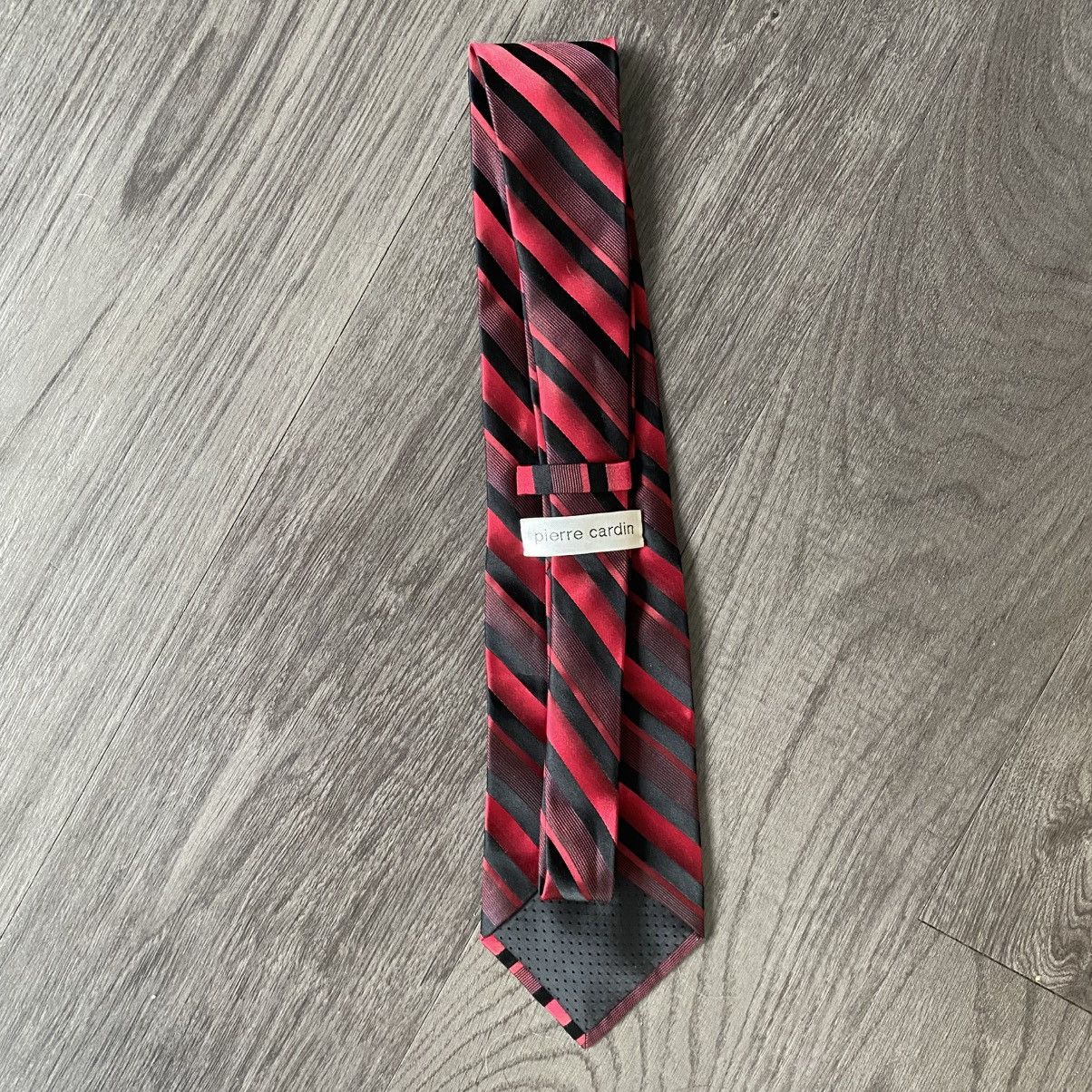 Pierre Cardin Pierre Cardin Red and Black Tie Size ONE SIZE - 4 Thumbnail