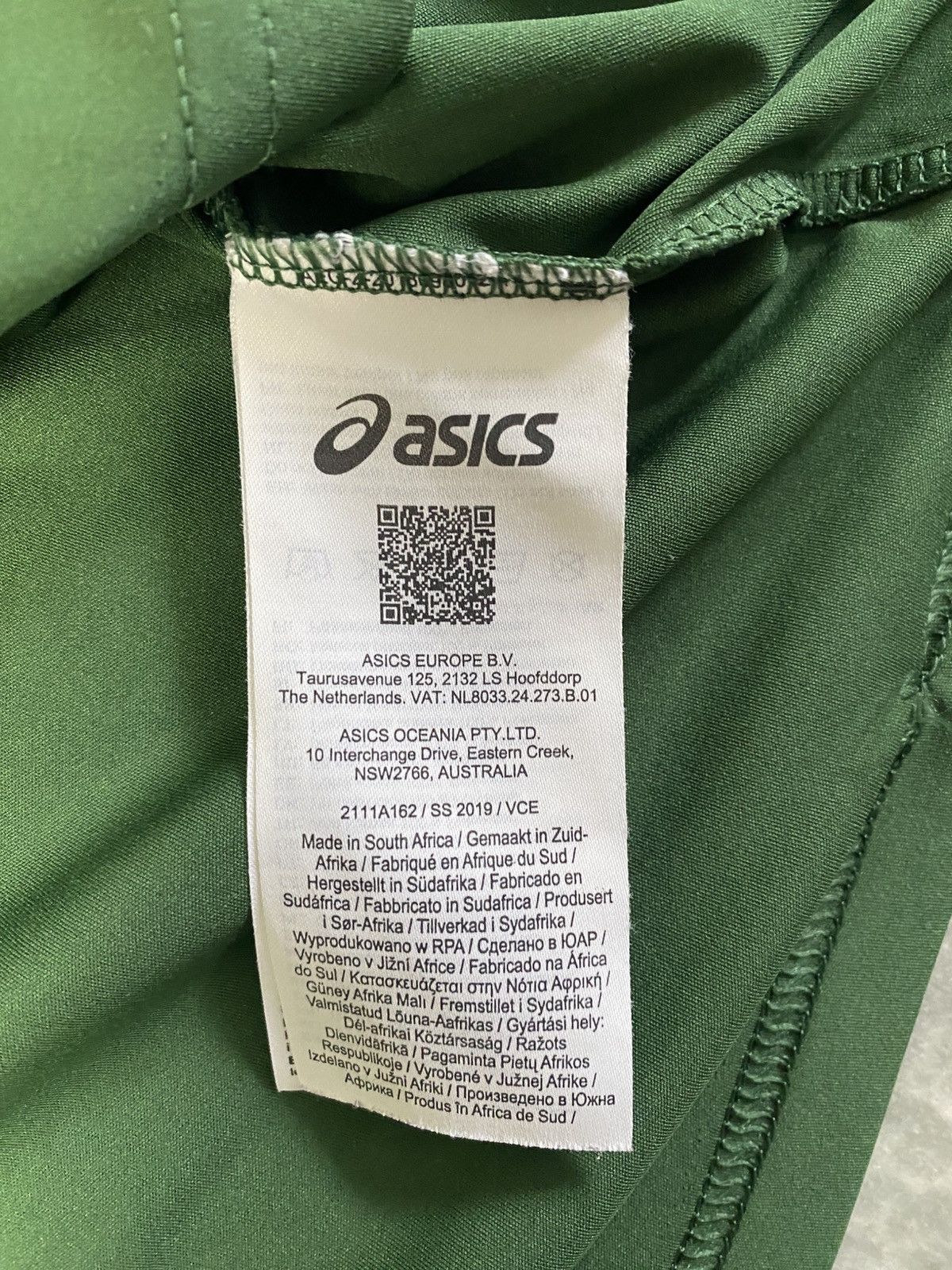 Asics ASICS South Afric Springboks Home Fan Jersey Size US XL / EU 56 / 4 - 5 Thumbnail
