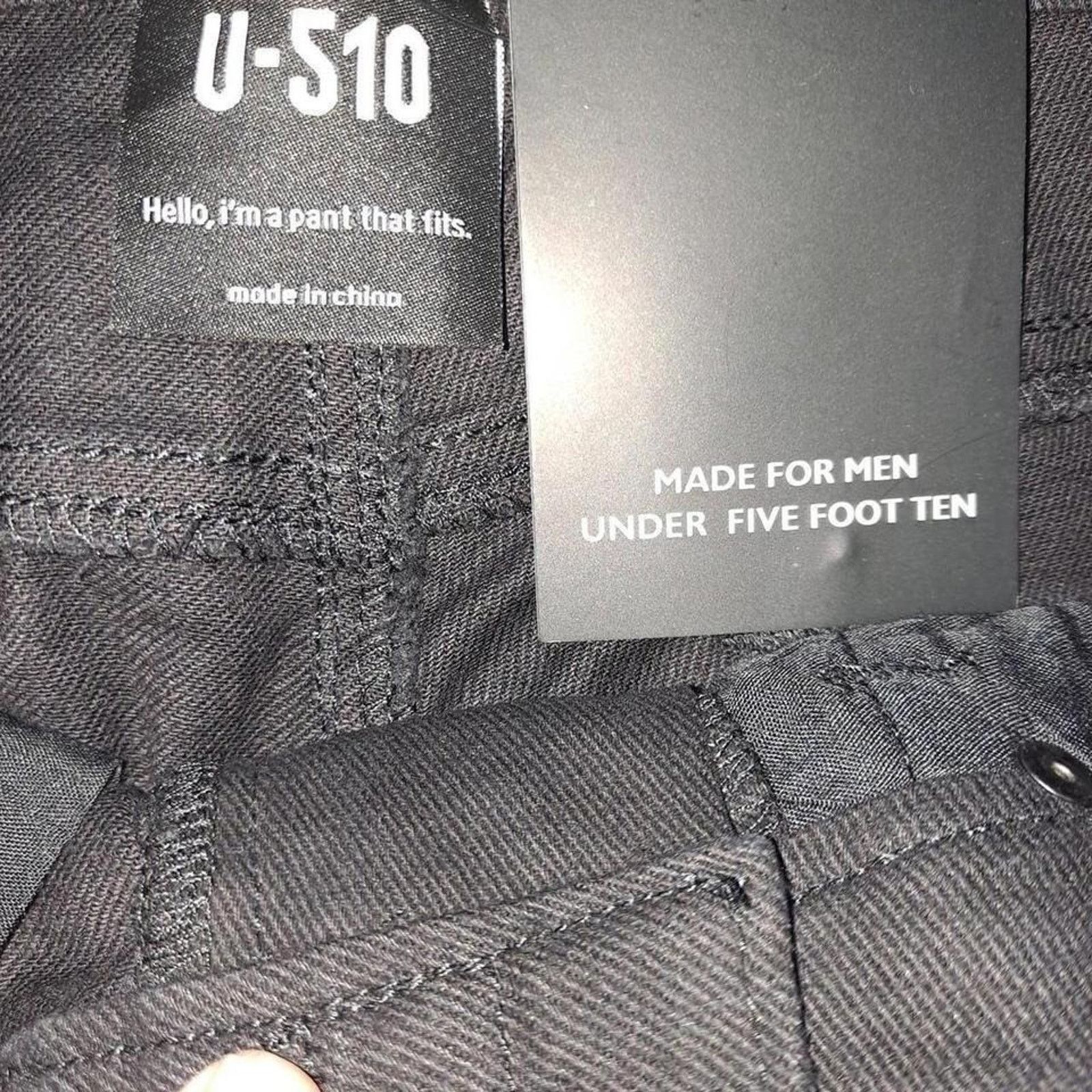 Other U510 Black Slim Fit Stretch Twill Driver = Pants Size 34x25 Size US 34 / EU 50 - 4 Thumbnail