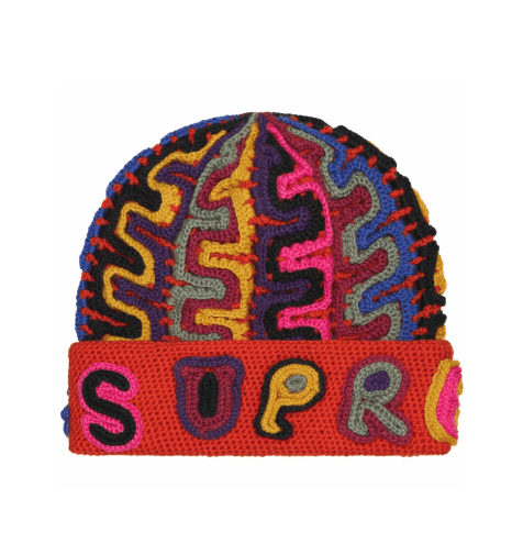 Supreme Supreme Yarn Beanie Dark Orange Size ONE SIZE - 1 Thumbnail