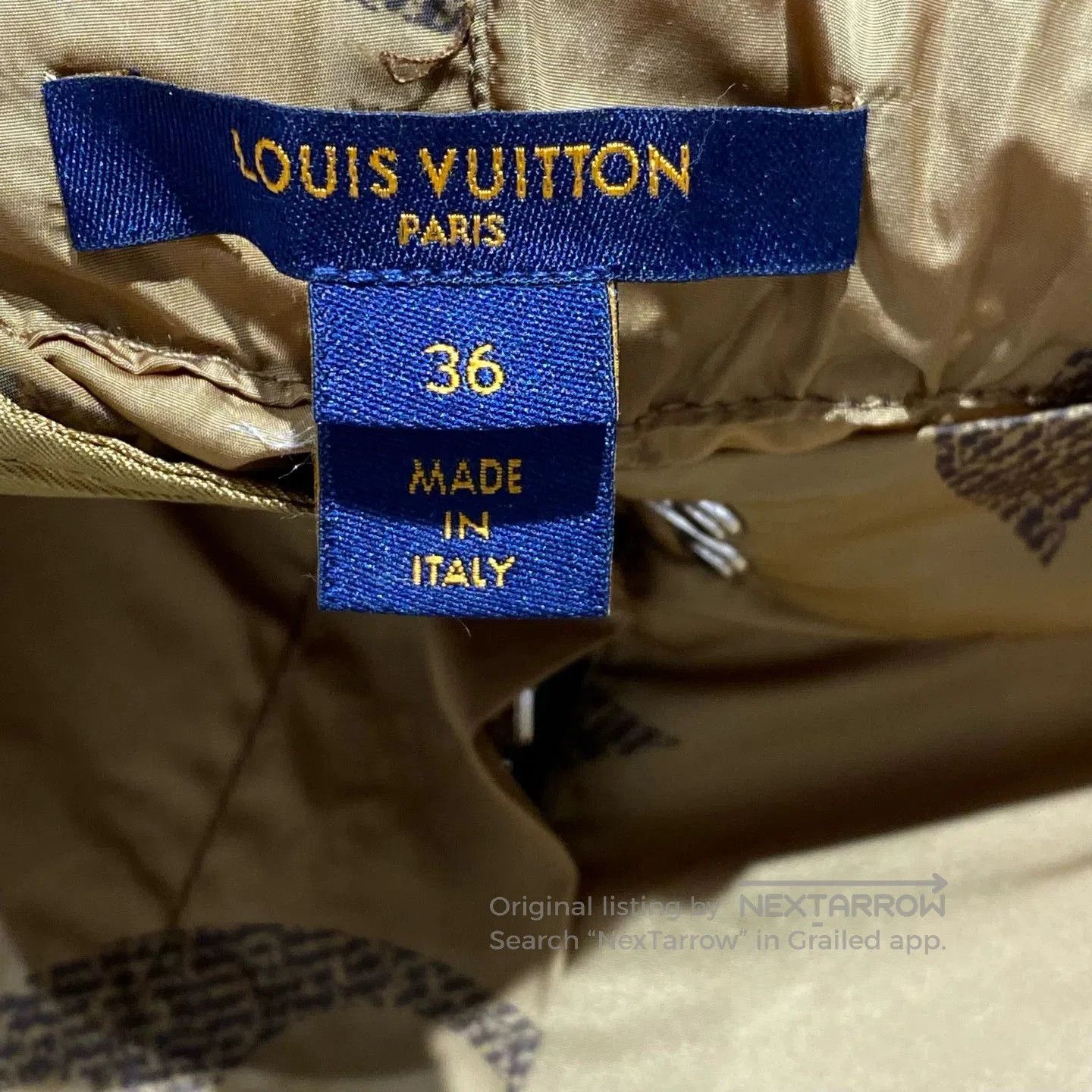 Louis Vuitton Louis Vuitton Brown All-Over Print Sweatpants. Size 35" - 3 Thumbnail