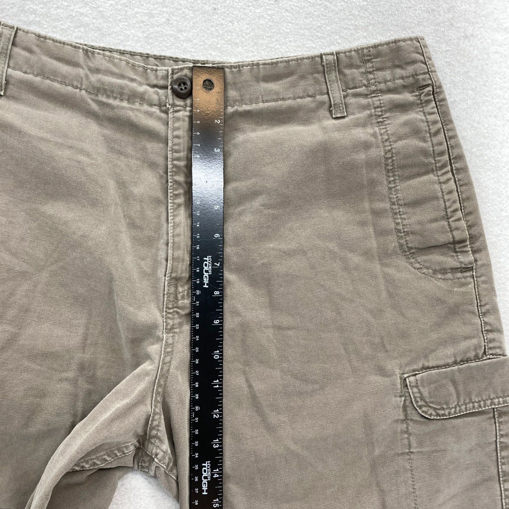 Levi's VINTAGE Levi's Cargo Shorts Men 32 Brown Canvas Relaxed Cargo Pockets 90s Grunge Outdoor Casual Mens Size US 32 / EU 48 - 7 Thumbnail
