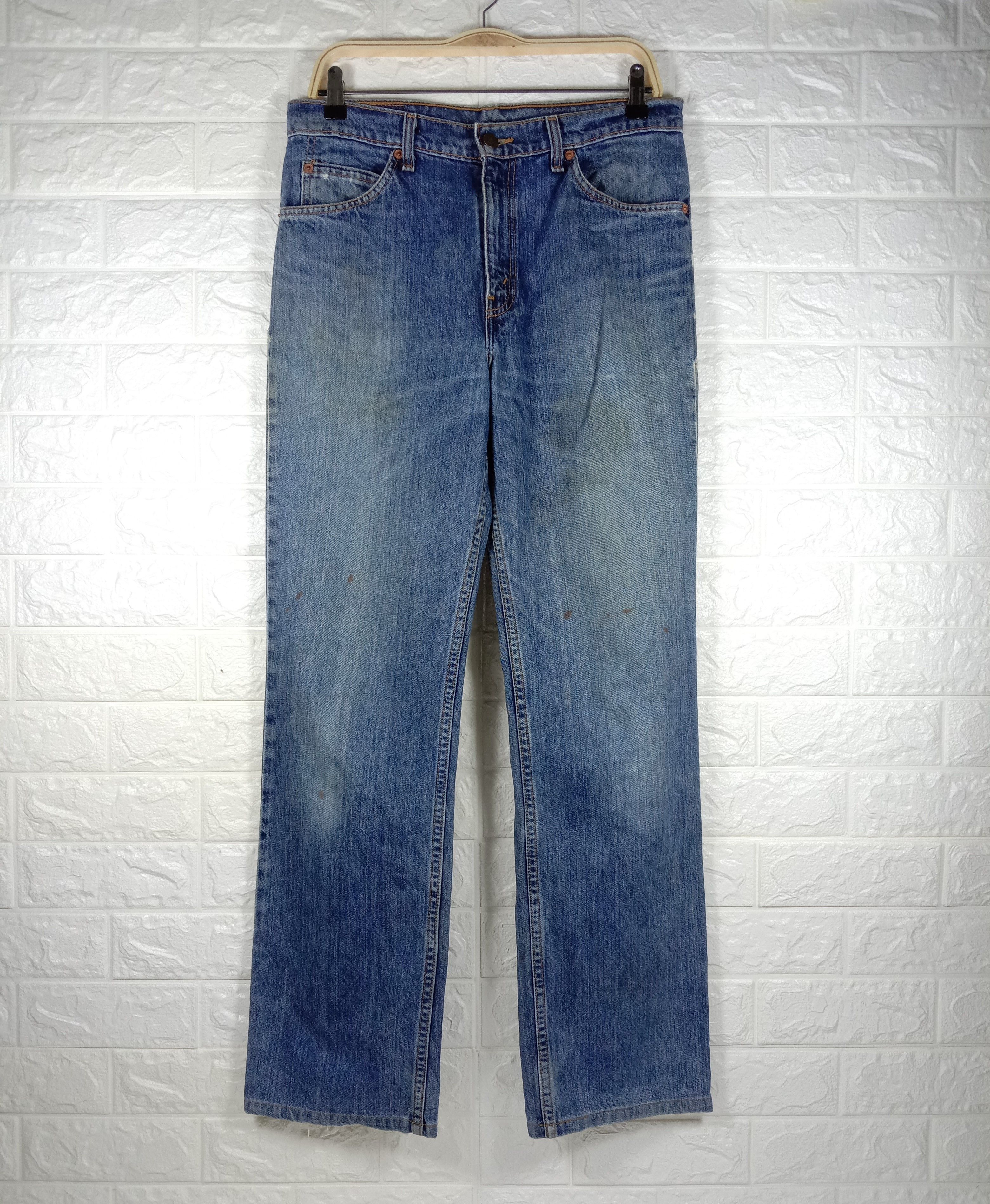 Levi's Vintage 90s Levi's 605 Jeans Orange Tab Earth Tone Denim Size US 33 - 1 Thumbnail