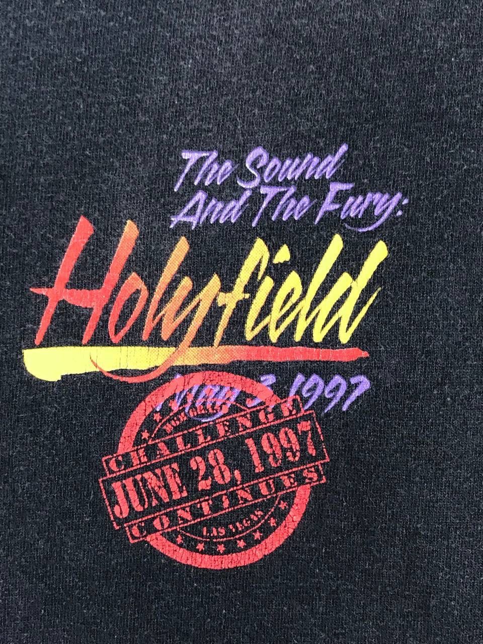 Vintage vintage 1997 Evander HolyfieldMay 3 1997 the sound and fury Size US M / EU 48-50 / 2 - 7 Thumbnail