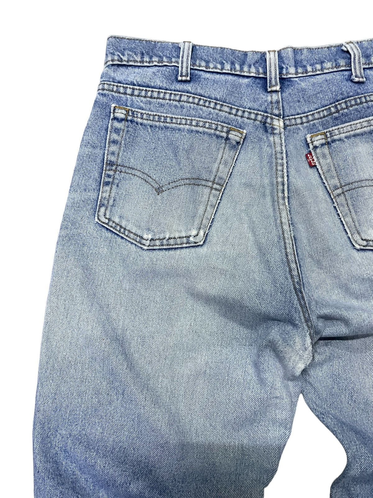 Vintage Levis 519-0219 Distressed Light Wash Jeans