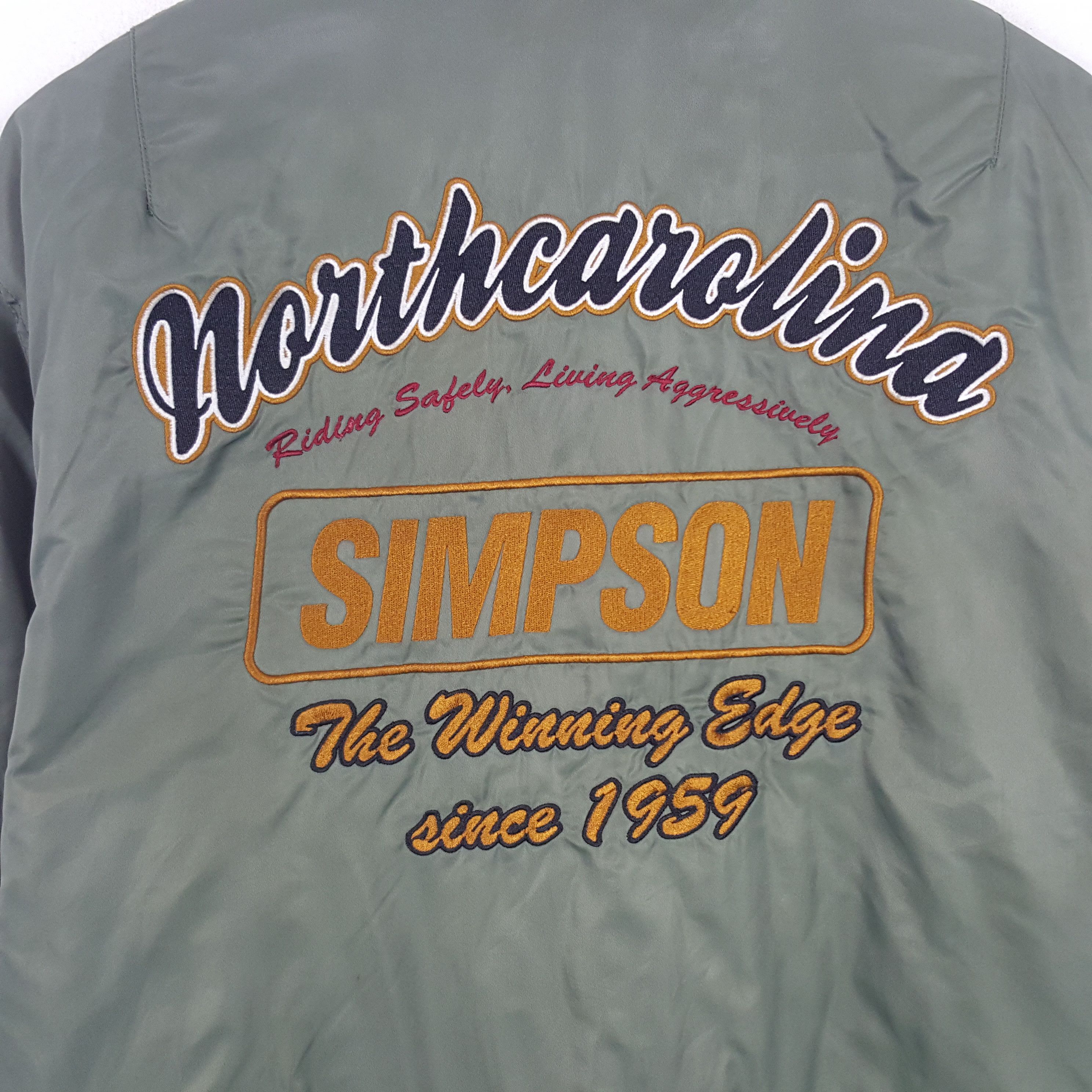 The Simpsons × Vintage Vintage Simpson Japan Military Bomber Jacket Size US XL / EU 56 / 4 - 1 Thumbnail