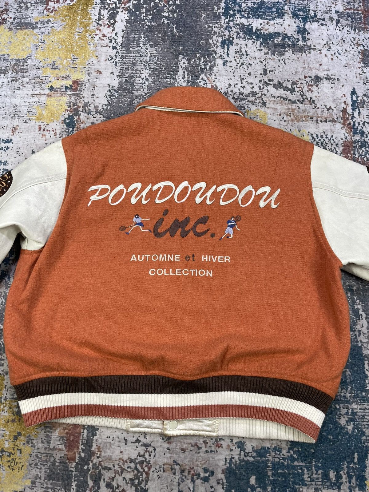 Japanese Brand Vintage PDD Pou Dou Dou Stadium Jumper Jacket Size US M / EU 48-50 / 2 - 2 Thumbnail
