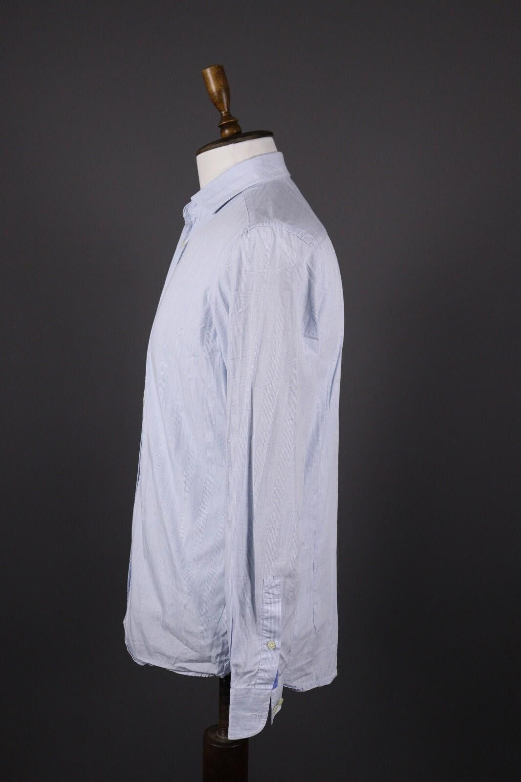 Designer Hackett London Slim Fit Long Sleeve Button Down Shirt Size L Size US L / EU 52-54 / 3 - 5 Thumbnail