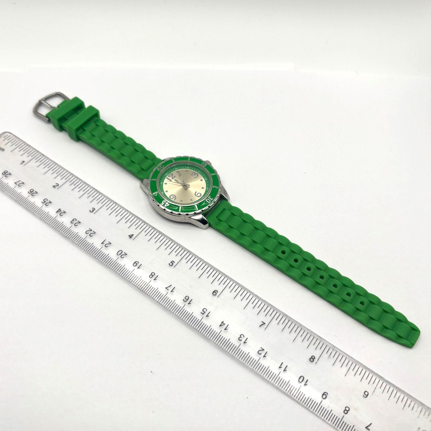 Other Silver & Green Men's Watch Size ONE SIZE - 4 Thumbnail