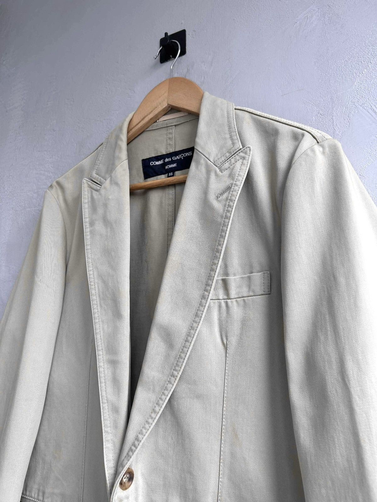 Comme des Garcons Comme Des Garcons Homme AW06 Beige Blazer Size US M / EU 48-50 / 2 - 2 Thumbnail