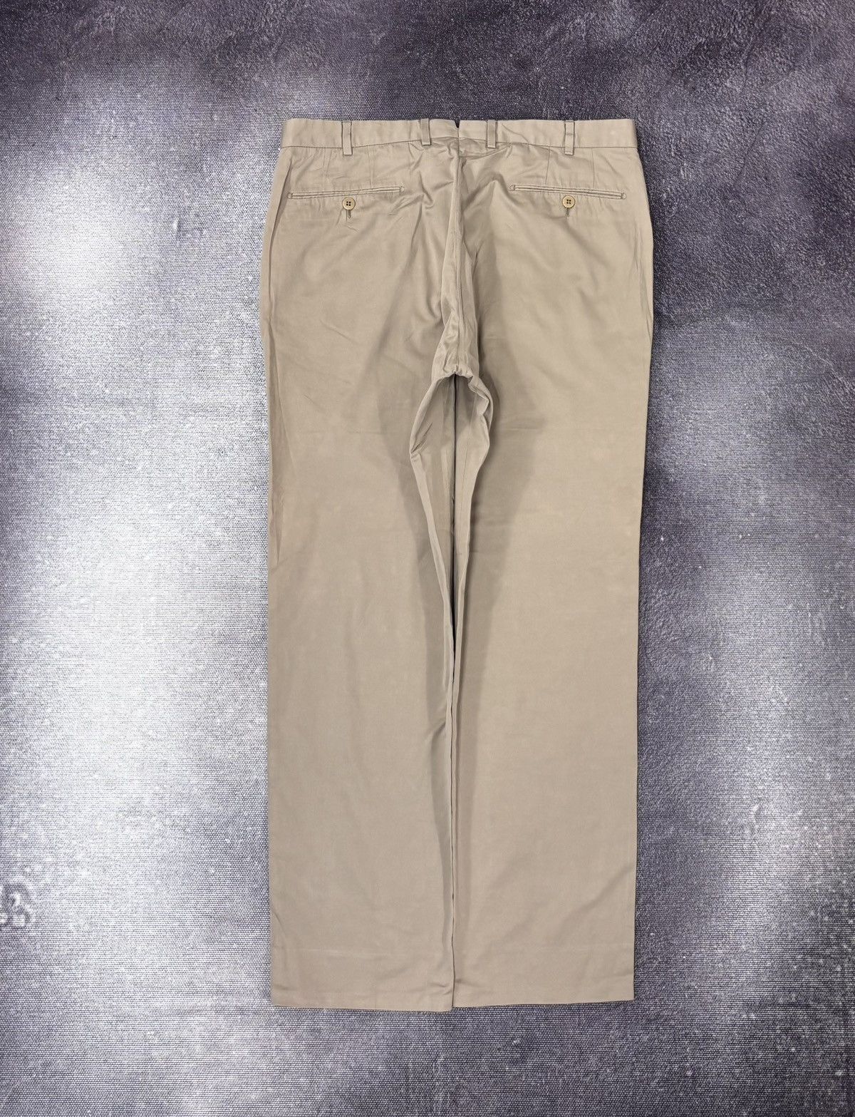 Ermenegildo Zegna Ermenegildo Zegna Men’s Beige Chino Pants Trousers Size US 36 / EU 52 - 2 Thumbnail