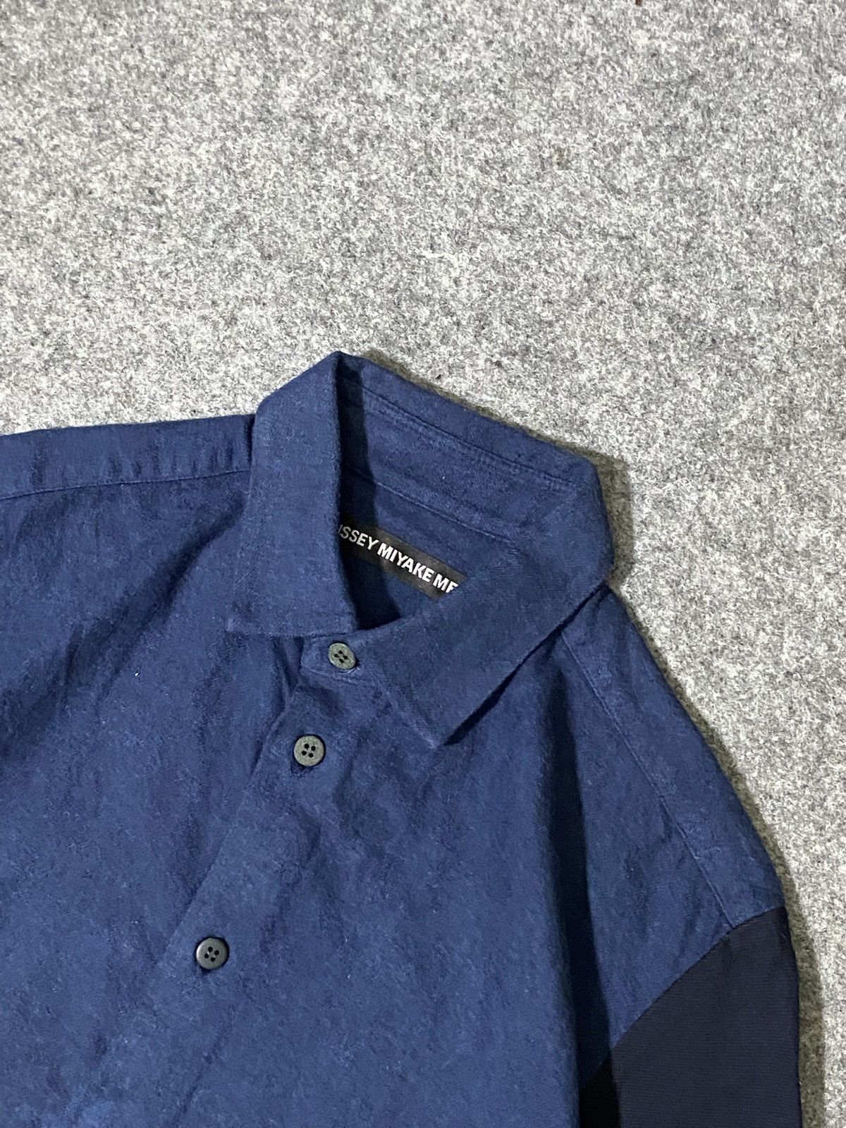 Issey Miyake × Japanese Brand ARE ❤️‍🔥 issey miyake two tone shirt Size US M / EU 48-50 / 2 - 5 Thumbnail