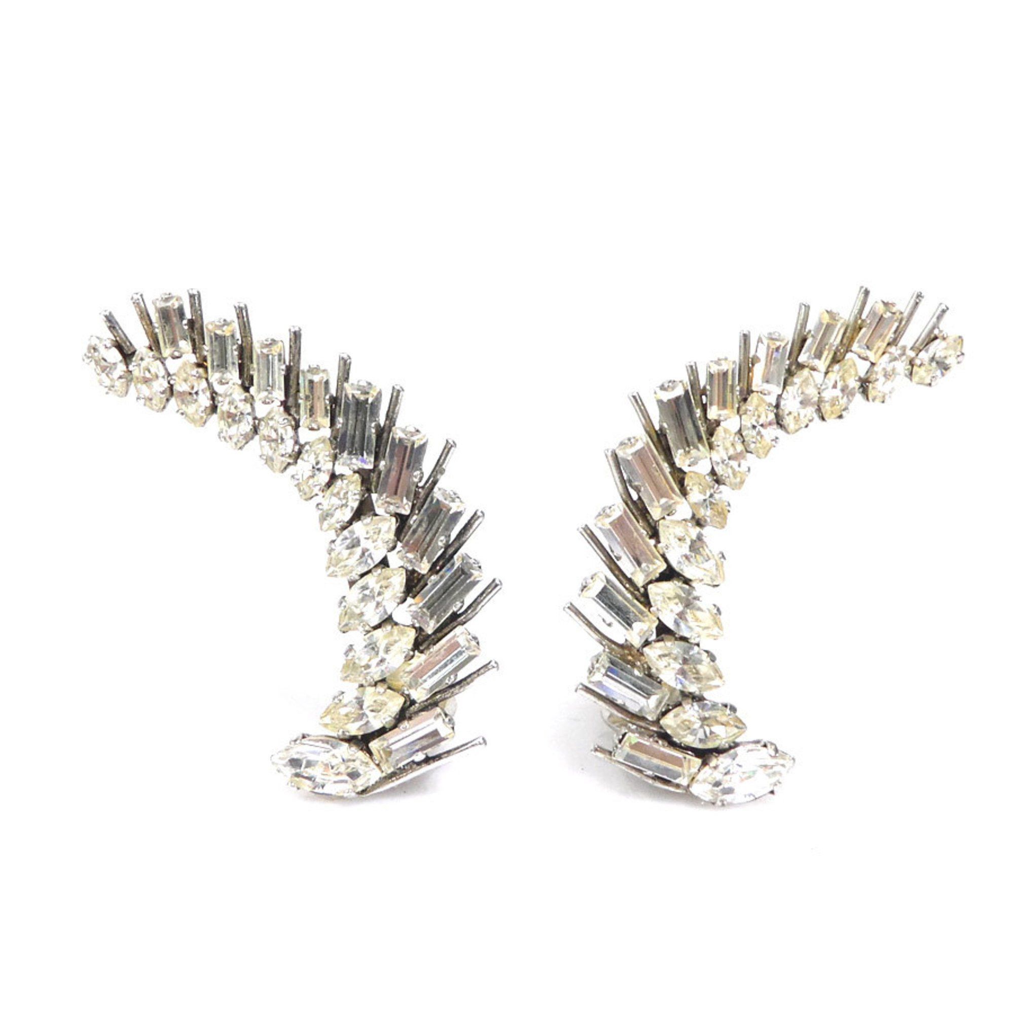 Yves Saint Laurent Yves Saint Laurent Saint Laurent earrings, metal and stone, silver, women's, 56349a Size ONE SIZE - 1 Thumbnail