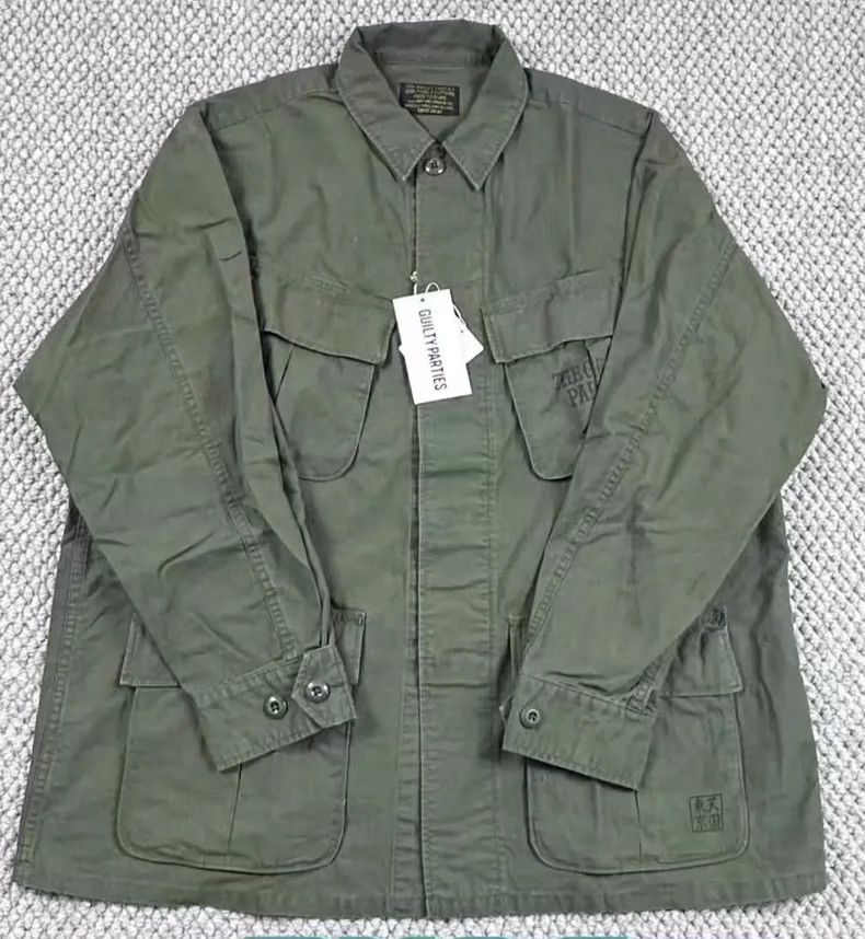 Wacko Maria wacko maria 38Embroidered cargo shirt jacket 2503-Nextarrow Size US M / EU 48-50 / 2 - 1 Thumbnail