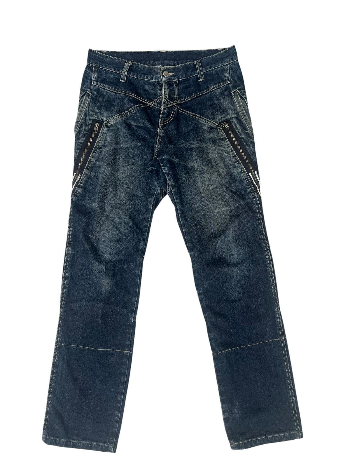 PPFM Vintage PPFM Japan Rare Design Denim Jeans Size US 32 / EU 48 - 1 Thumbnail