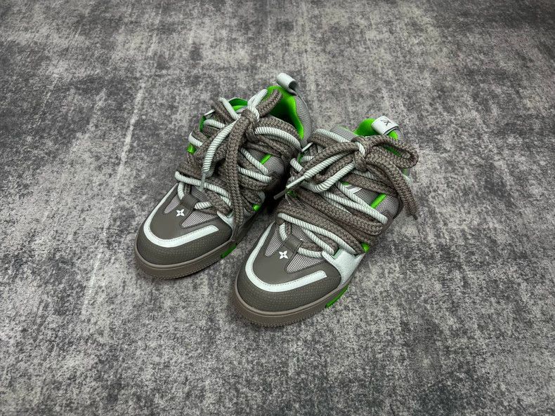 Louis Vuitton Louis Vuitton SKATE grey-green board shoes Size US 6.5 / EU 39-40 - 1 Thumbnail