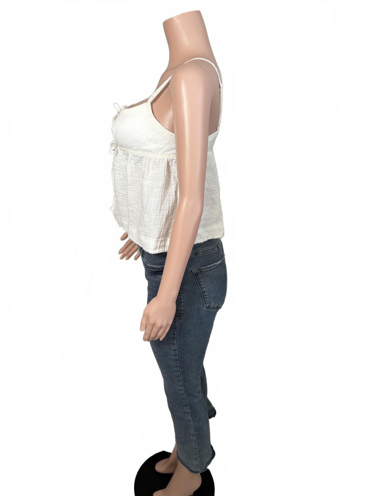 Other Dear John Cropped Flared Denim Jeans 27 Size 30" / US 8 / IT 44 - 9 Thumbnail