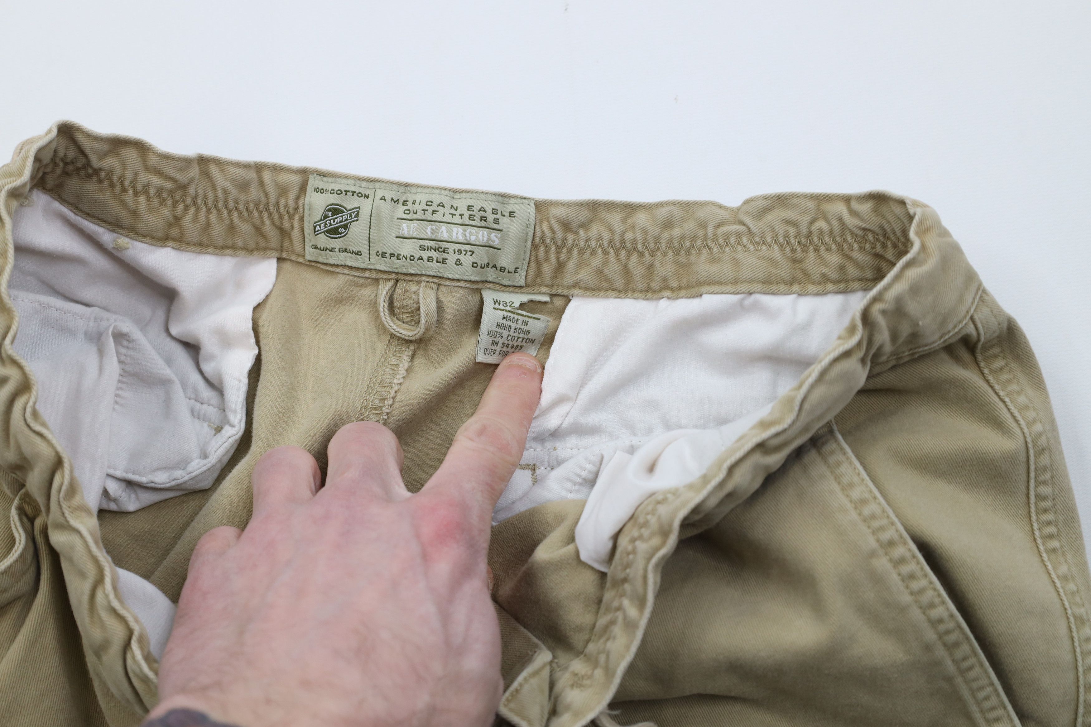 American Eagle Outfitters Vintage 90s Y2K American Eagle Outfitters Wide Leg Pants Size US 32 / EU 48 - 11 Thumbnail