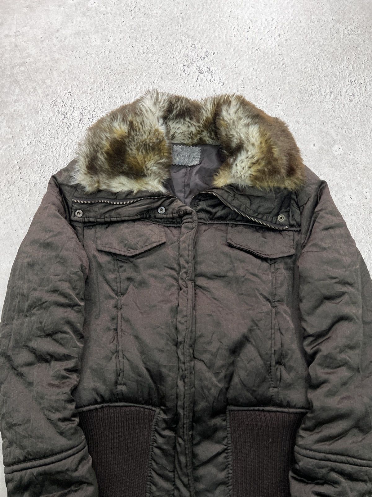 If Six Was Nine Y2k Japanese Fur collar If six was nine gothic bomber jacket Size US S / EU 44-46 / 1 - 3 Thumbnail