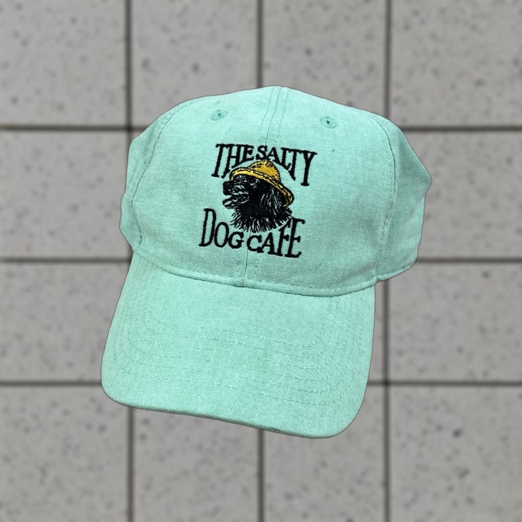 Our Legacy VINTAGE Legacy Salty Dog Cafe Hilton Head Island Adjustable Hat Cap Unisex Adults Green Cotton Denim Logo Strap Baseball Cap Size ONE SIZE - 1 Thumbnail