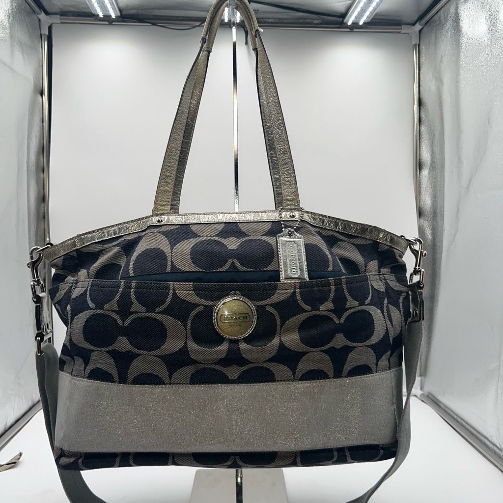 Deals Coach Signature Tote/Weekender Purse