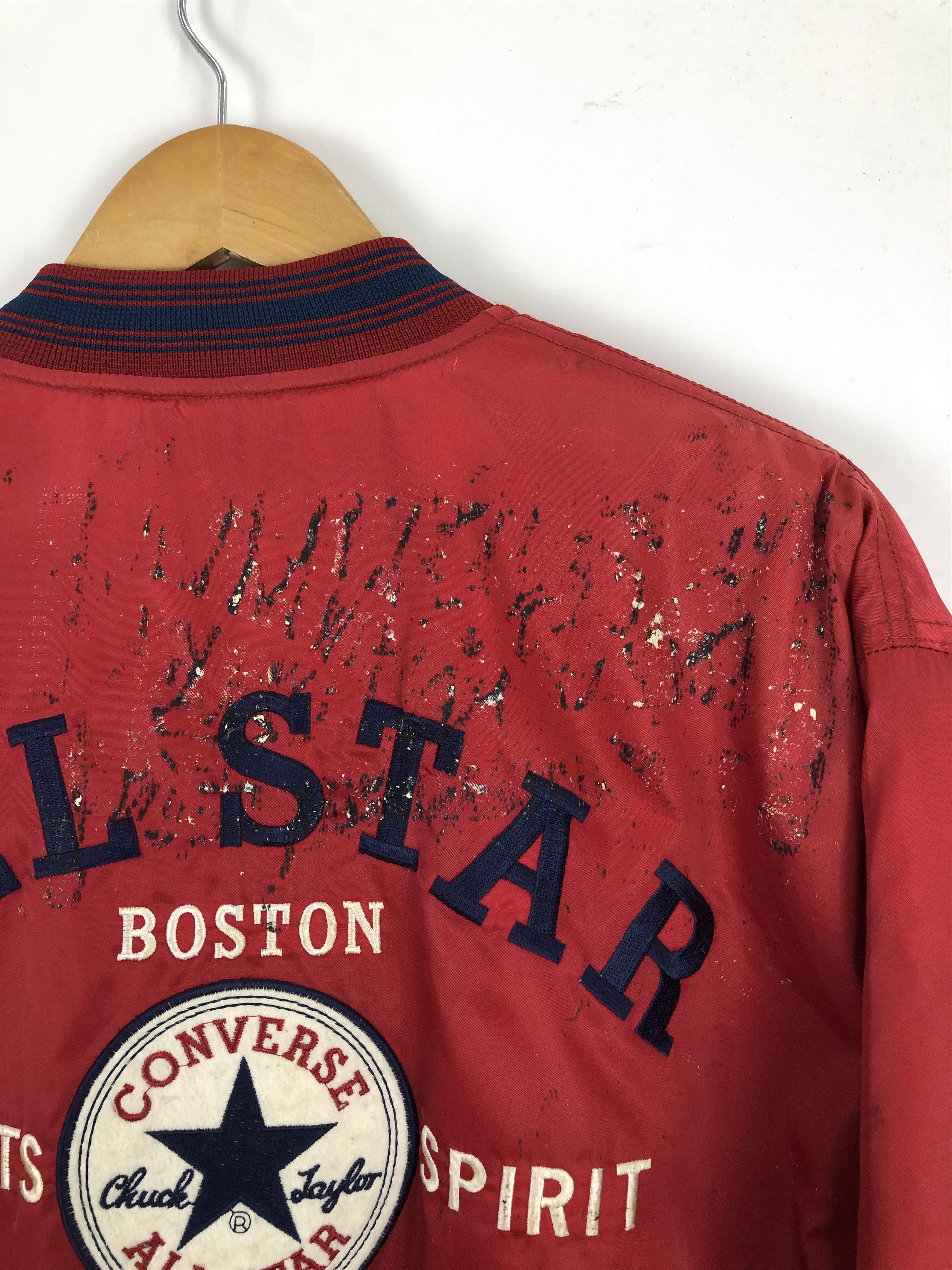 Converse Vintage 90s Converse All Star Bomber Big Logo Jacket J1713 Size US M / EU 48-50 / 2 - 7 Thumbnail