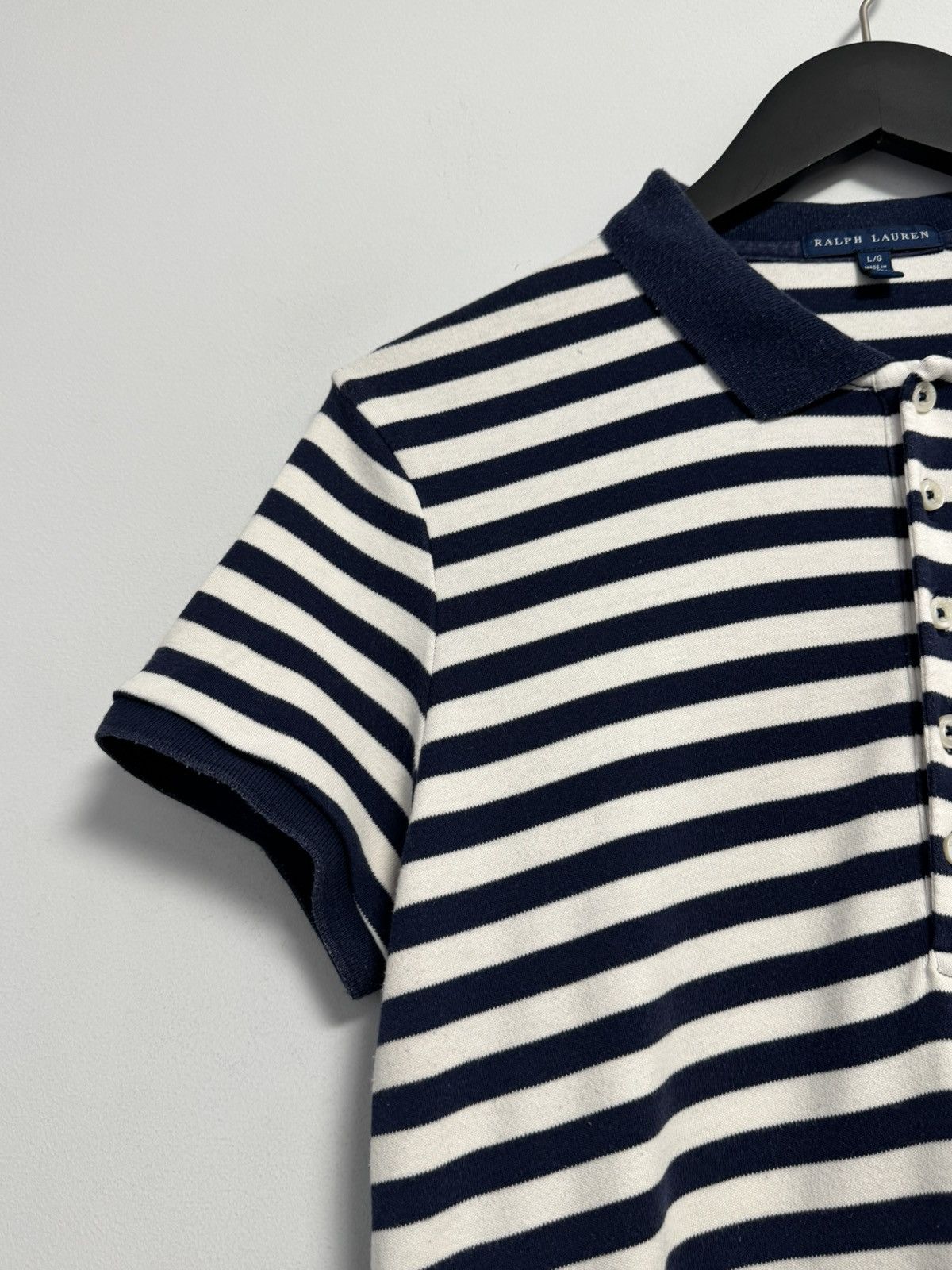 Ralph Lauren Ralph Lauren Striped Cotton Polo Dress Size L / US 10 / IT 46 - 8 Thumbnail