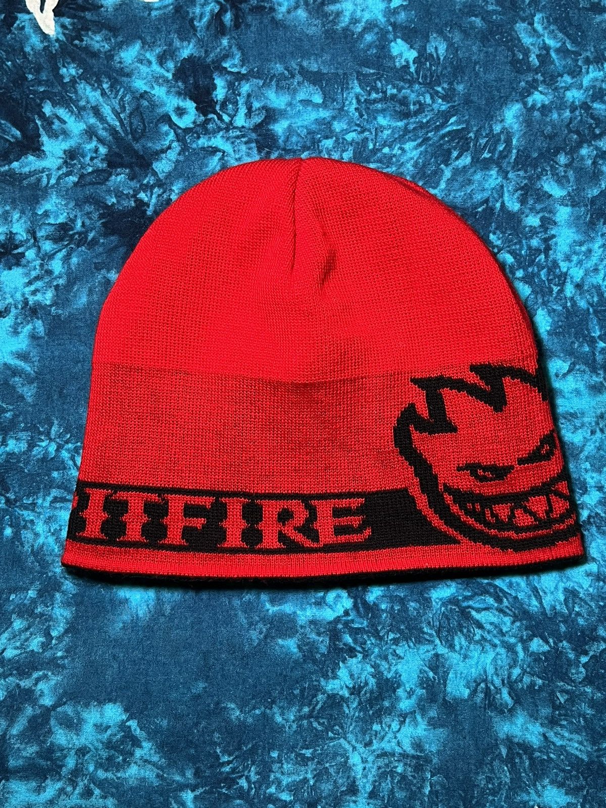 Spitfire Vintage Spitfire🔥 Reversible Skater Beanie Hat Big Logo Size ONE SIZE - 14 Thumbnail