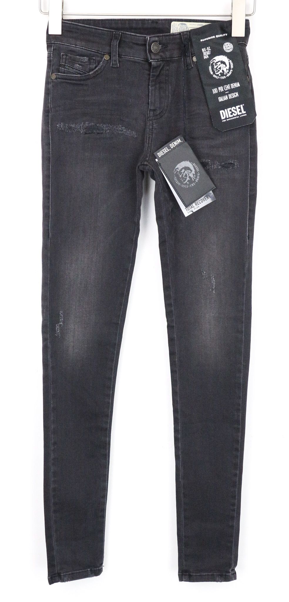 Diesel SLANDY 069GI W24/L32 Grey Girls Jeans 71779 Size 24" / US 00 / IT 34 - 1 Thumbnail