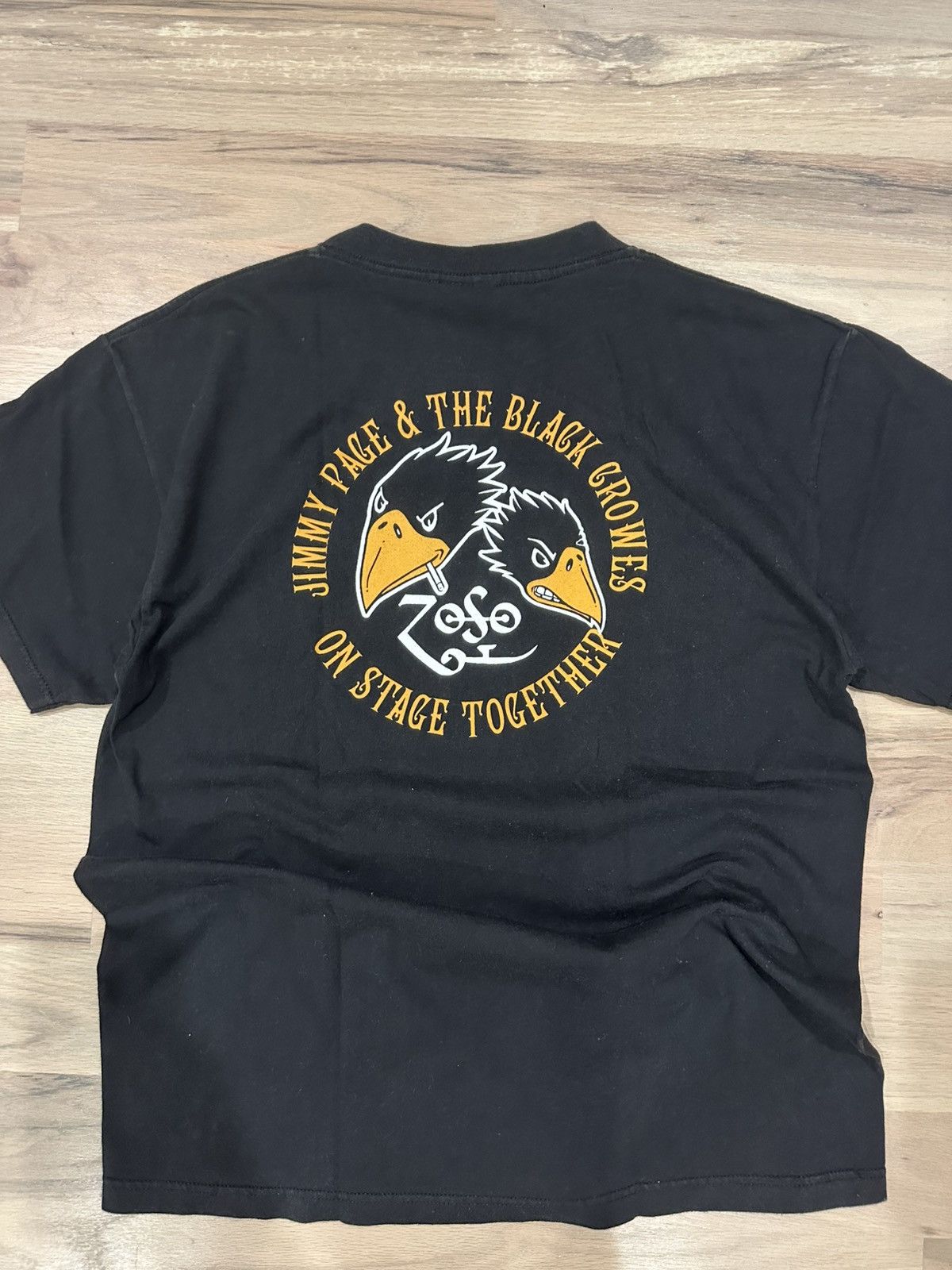 Band Tees Vintage 1999 Jimmy Page and The Black Crows Shirt Size US L / EU 52-54 / 3 - 5 Thumbnail