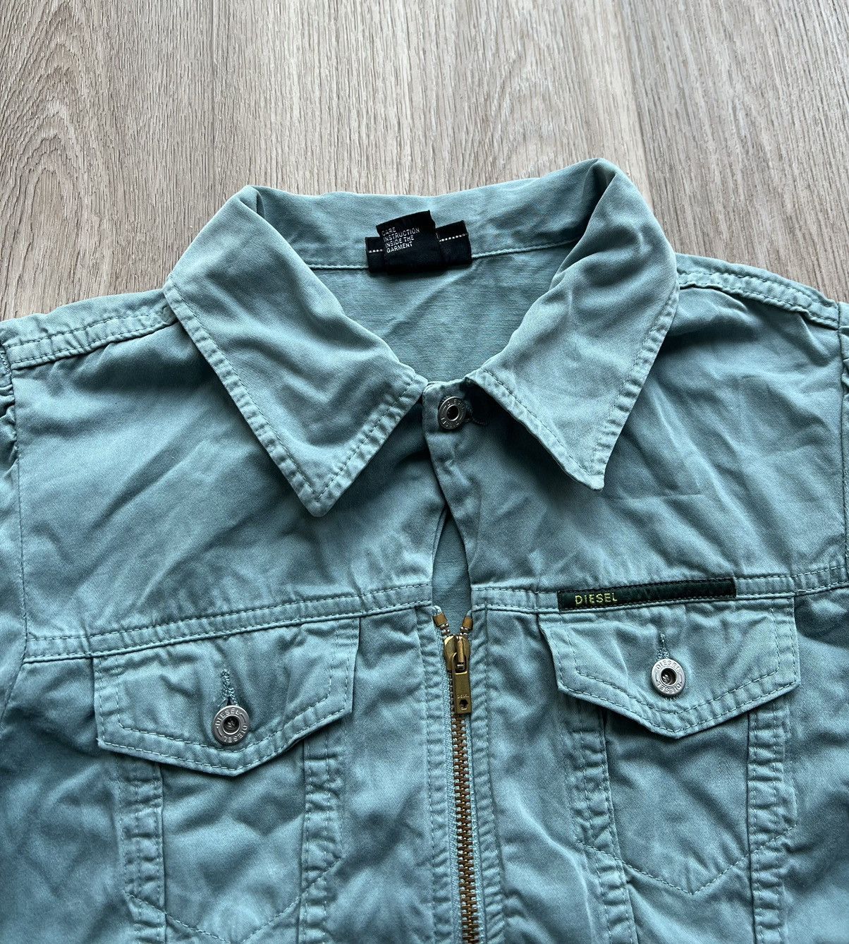 Diesel × Vintage Vintage Diesel Denim Jacket Size M / US 6-8 / IT 42-44 - 4 Thumbnail